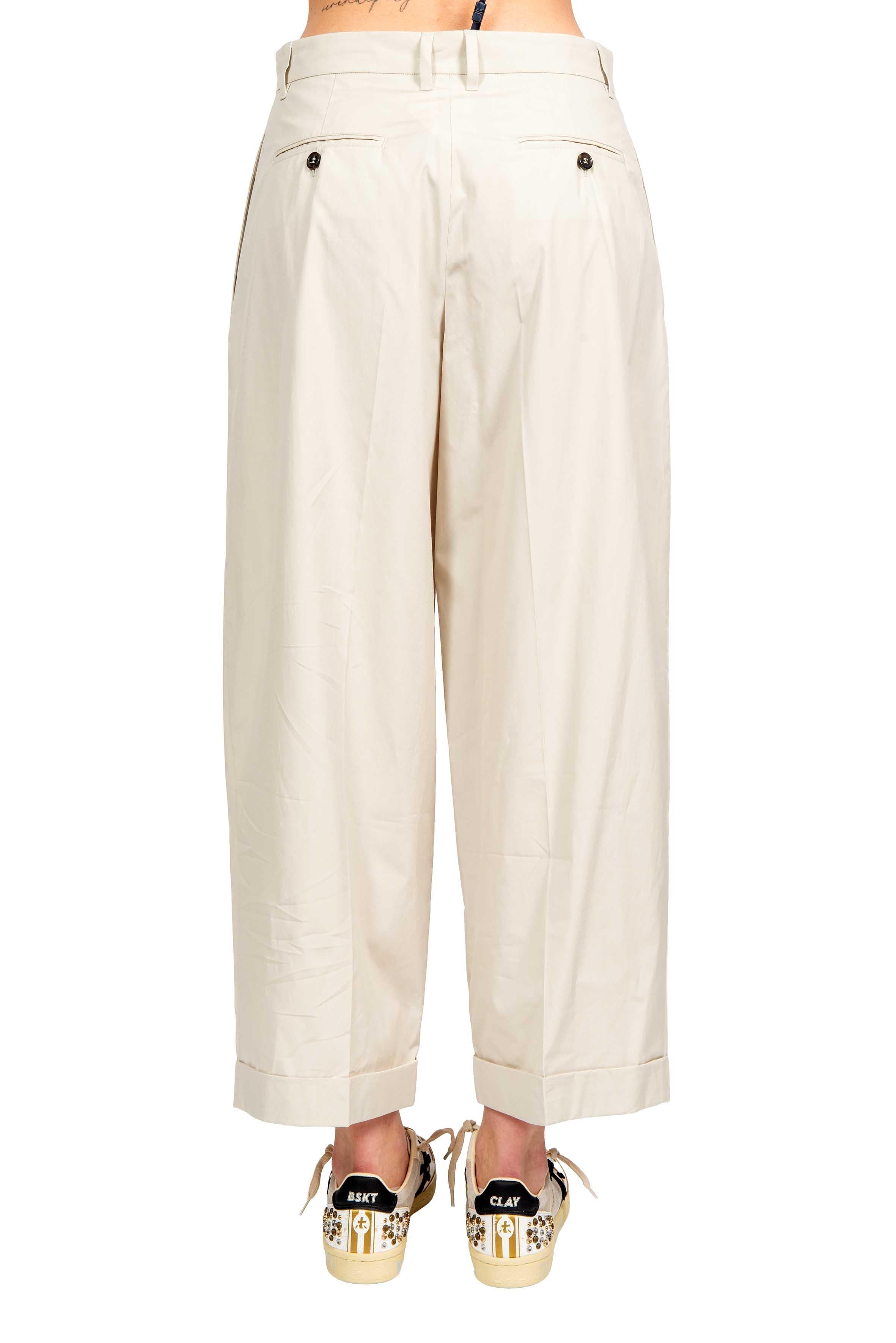 Pantalone Danza in cotone ghiaccio DANZA 057 MAX MARA 