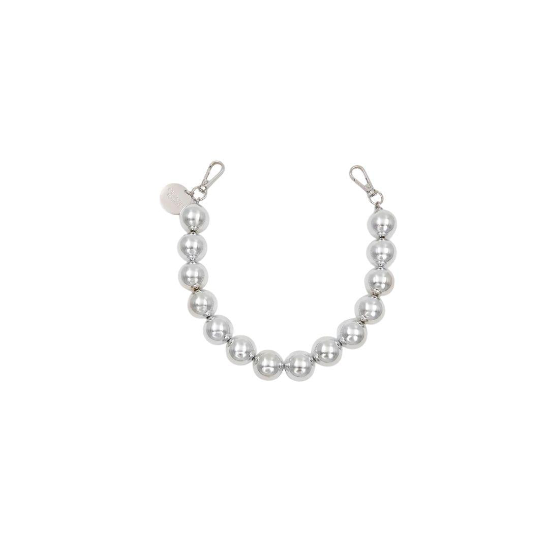 Collana di perle argentata JADINE BIG BALL SILVER ESSENTIEL ANTWERP 
