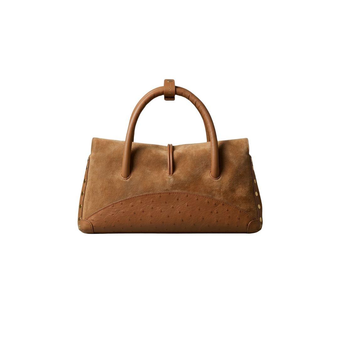 Borsa Dotta S in pelle  Zashmere & Cactus brown dorsoduro DOTTA ZASHMERE& CACTUS BROWN DORSODURO ZANELLATO 