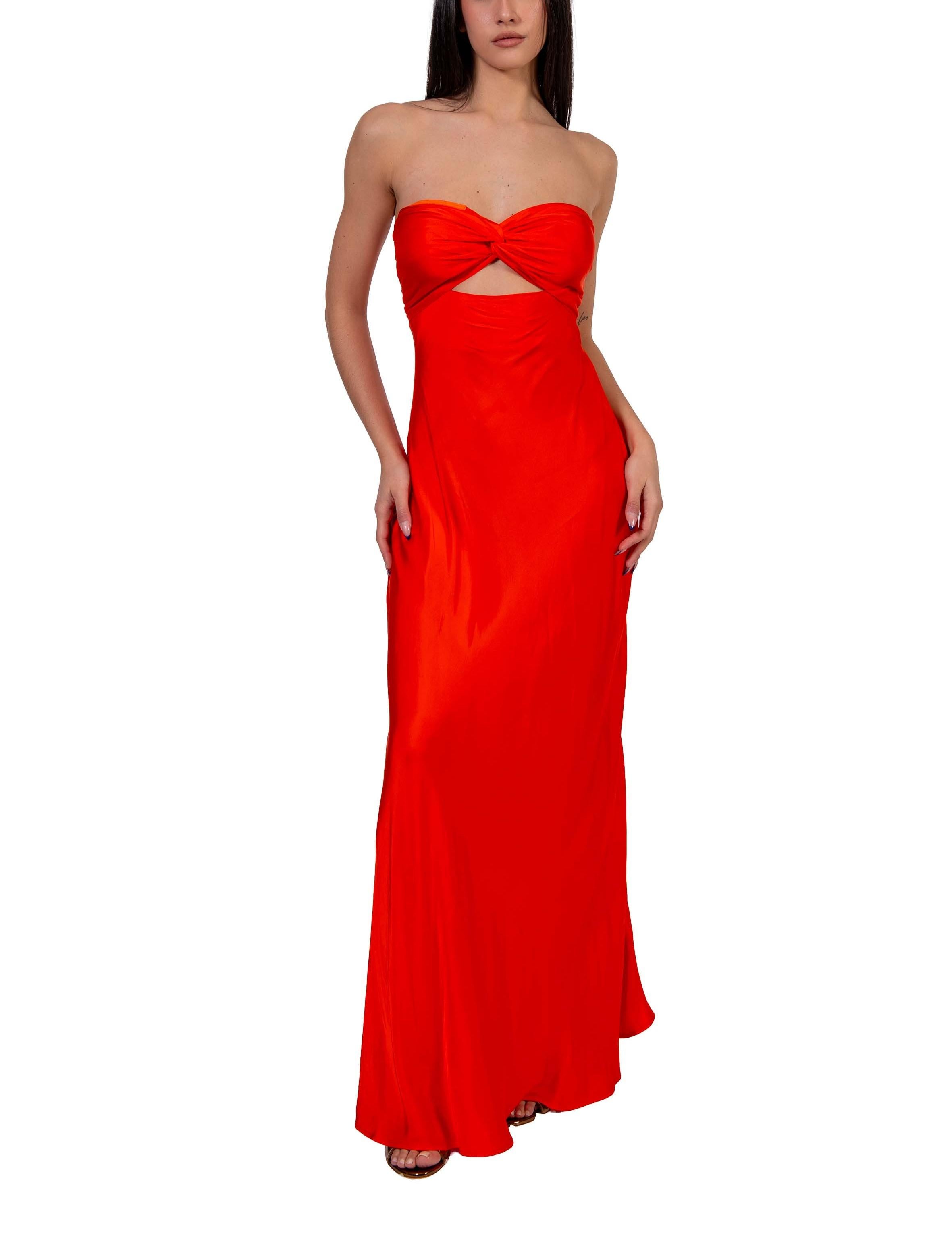 Abito Jetlife  midi rosso JETLIFE MIDI DRESS FIRE GLOW ESSENTIEL ANTWERP 