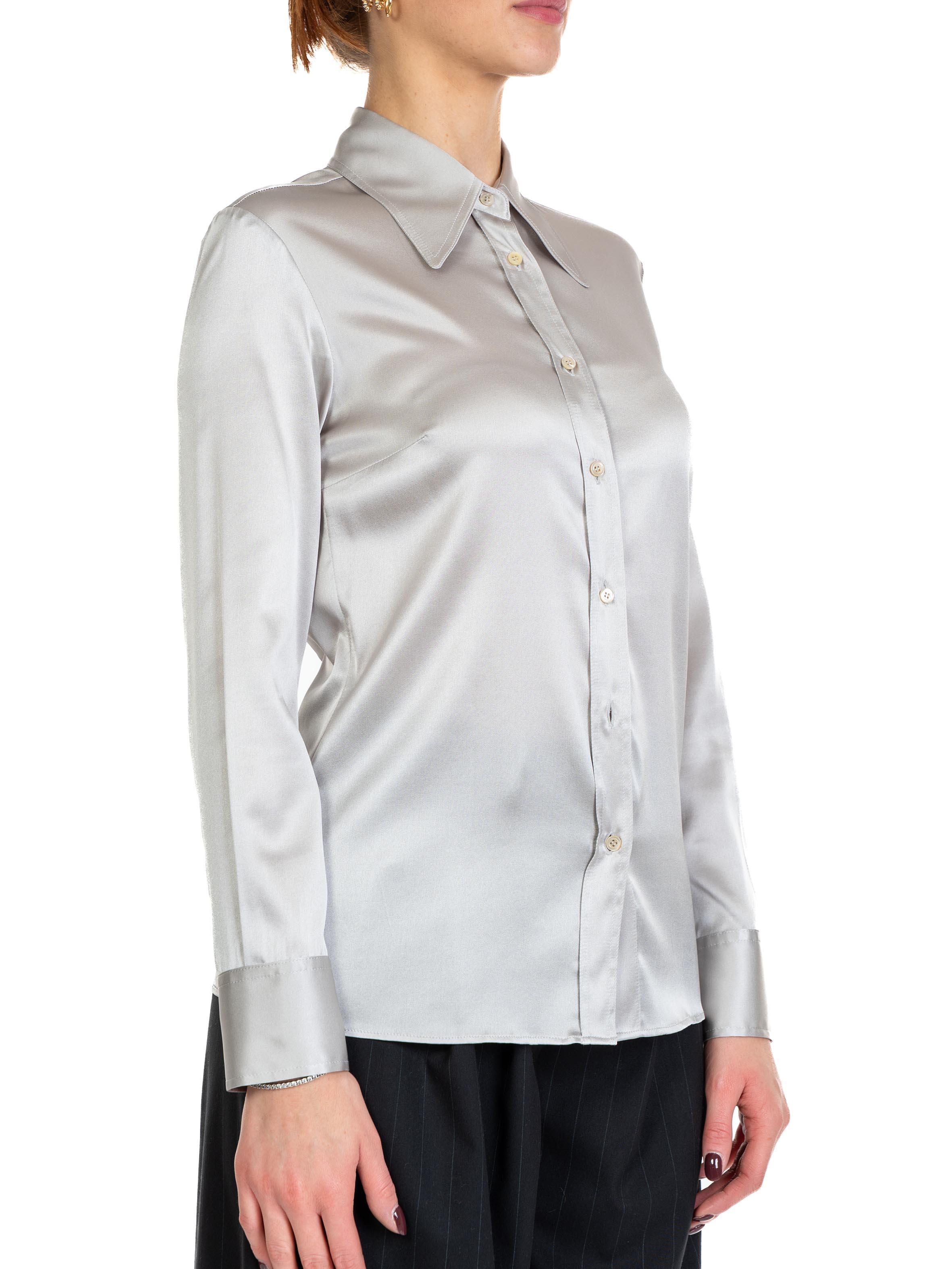 Camicia classica in seta 2094 3334 PERLA ALICE MILLER 