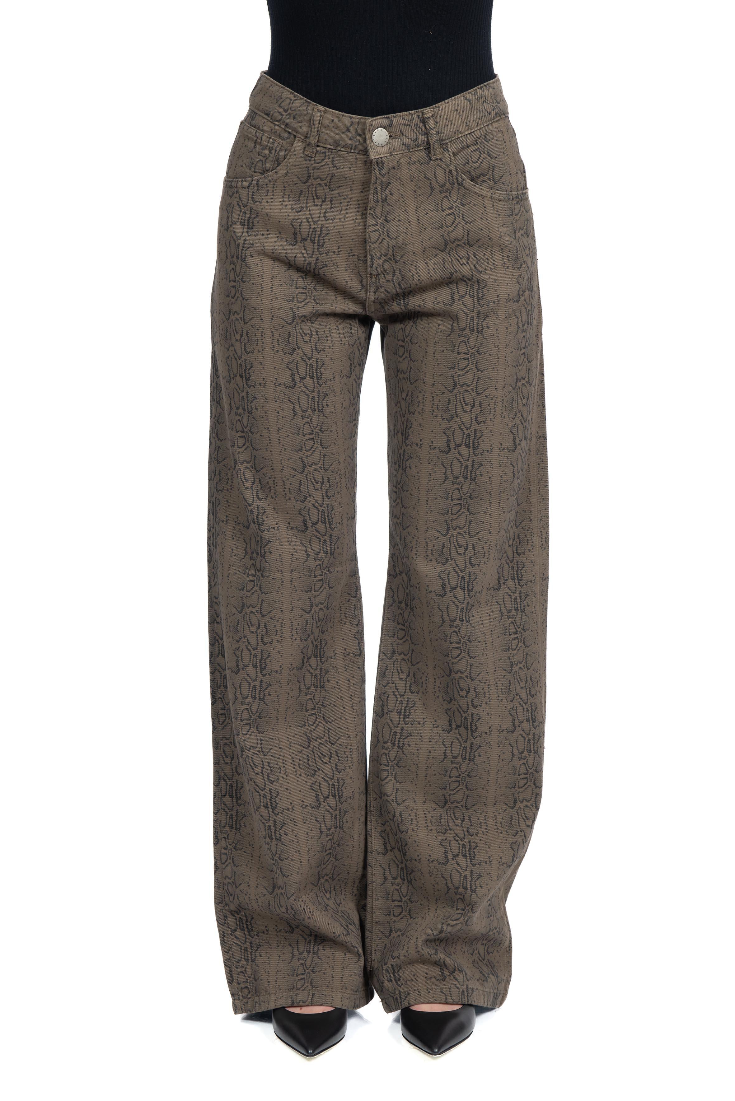 Jeans stampa pitone 40802 40802 MILITY FEDERICA TOSI 