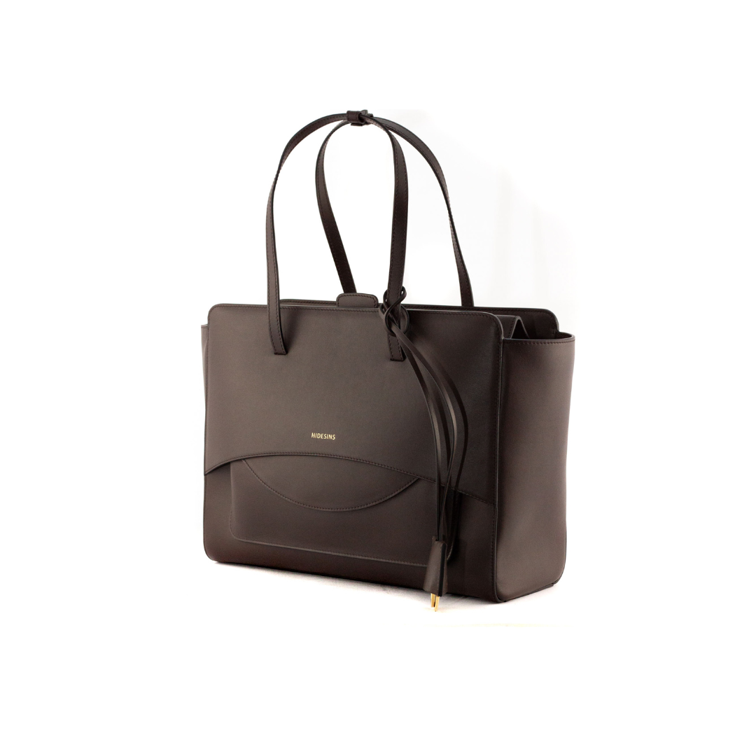 Borsa Flap L testa di moro FLAP L PREMIER MORO HIDESINS 