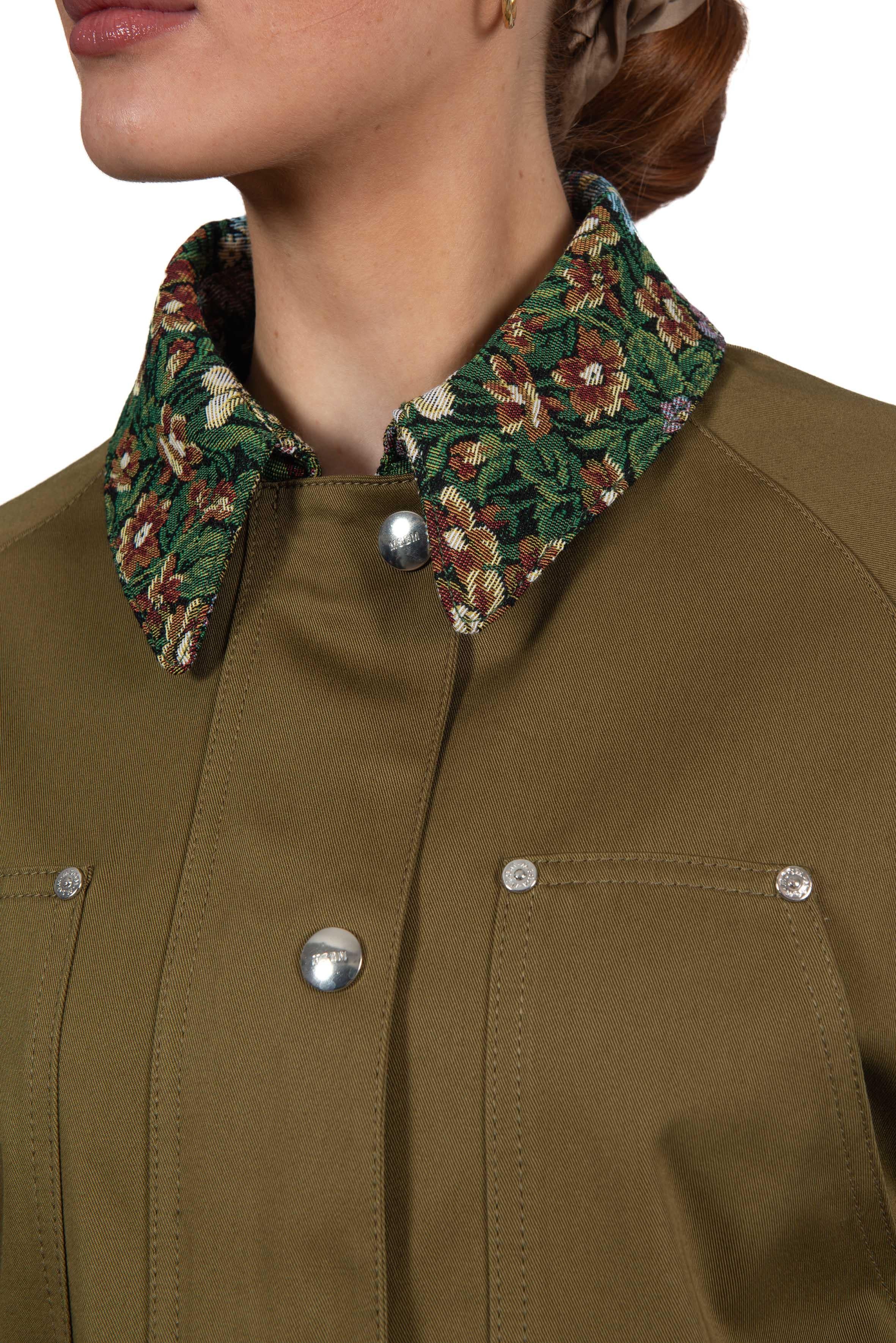 Giubbotto verde militare MSGM 4041MDH04Y GREEN MSGM 