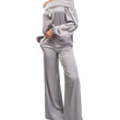 Blusa raso grigia