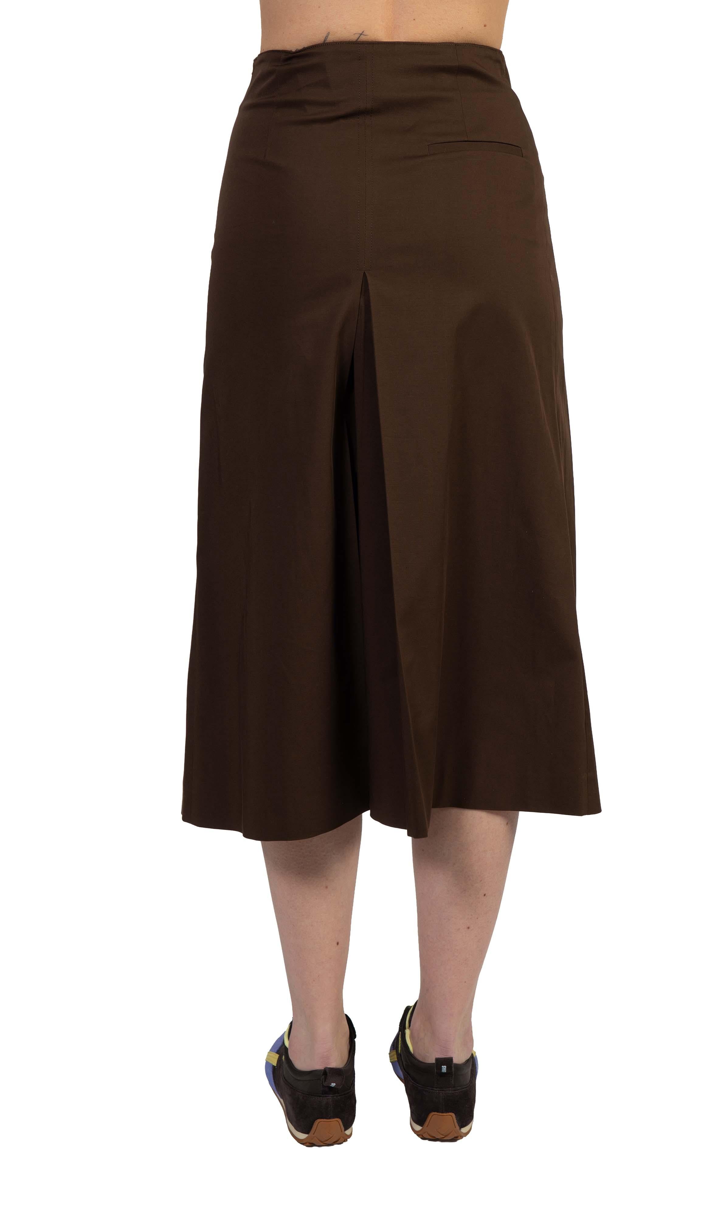 Gonna a pieghe marrone 4894 4153 MOKA ALICE MILLER 