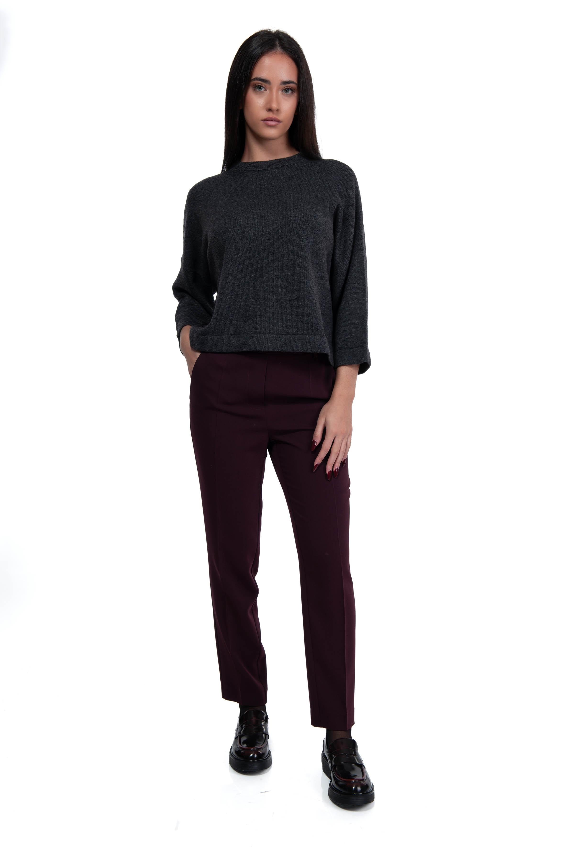 Pantalone con elastico bordeaux 3276 4341 B ALICE MILLER 