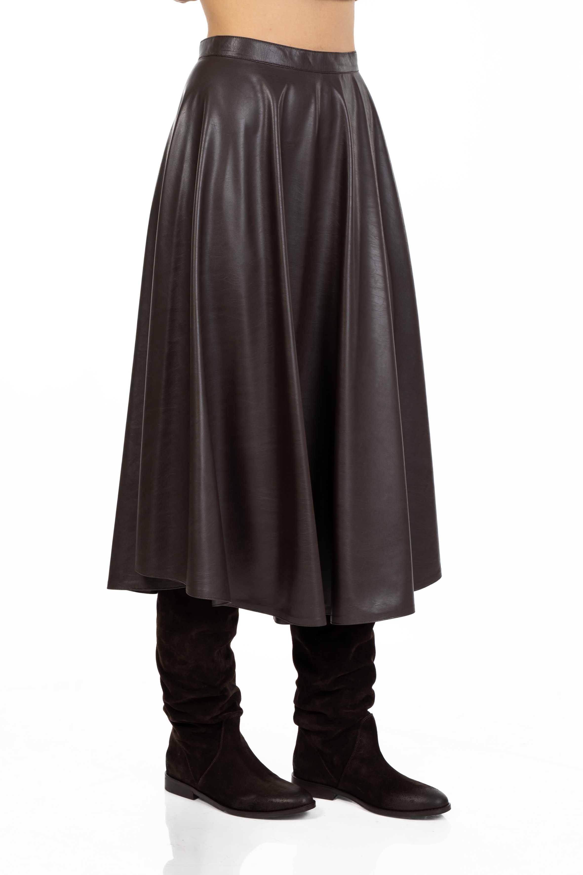 Gonna a ruota in ecopelle 2266 2909 CAFFE ALICE MILLER 