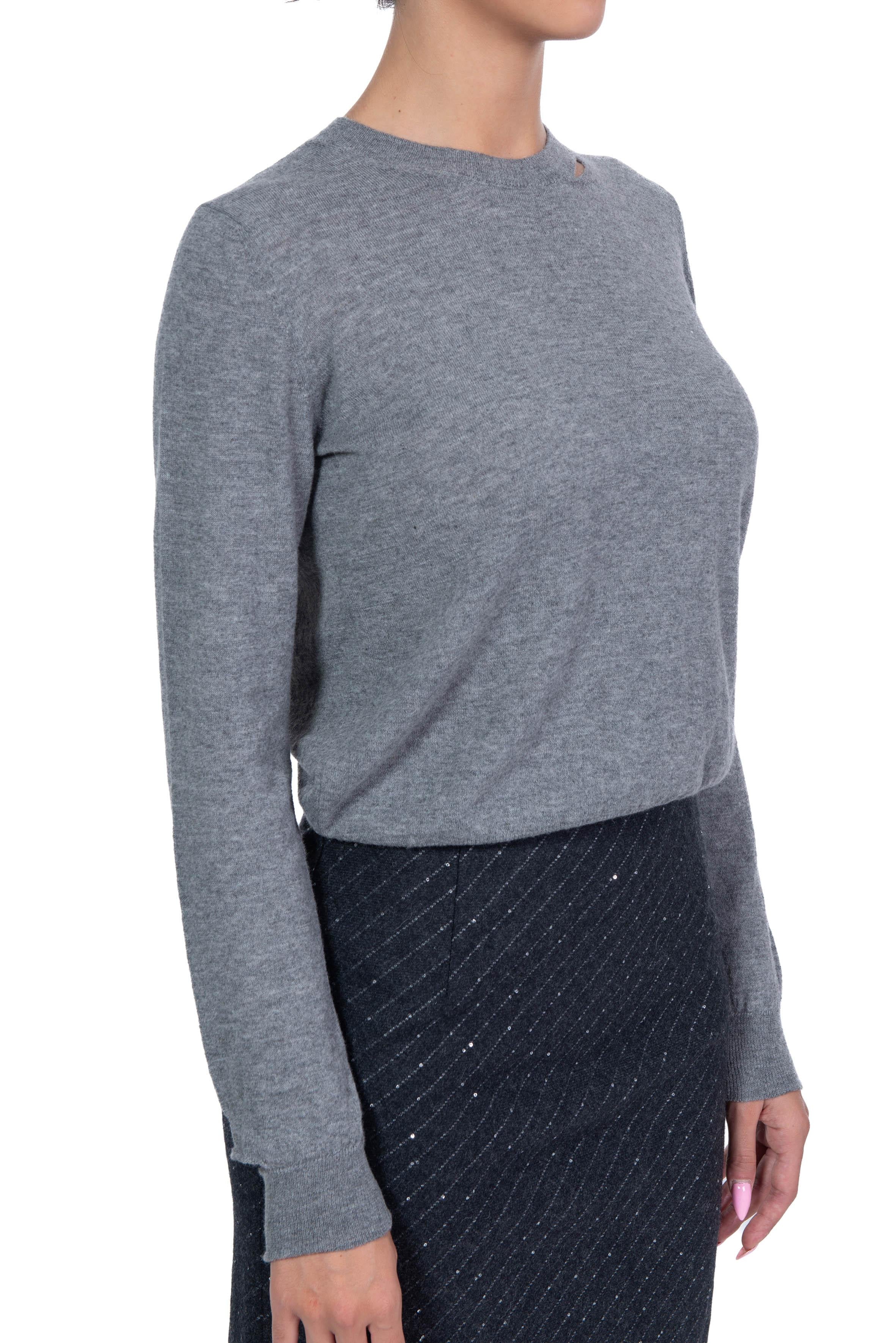 Maglia grigia con taglio J4051040 G JUCCA 