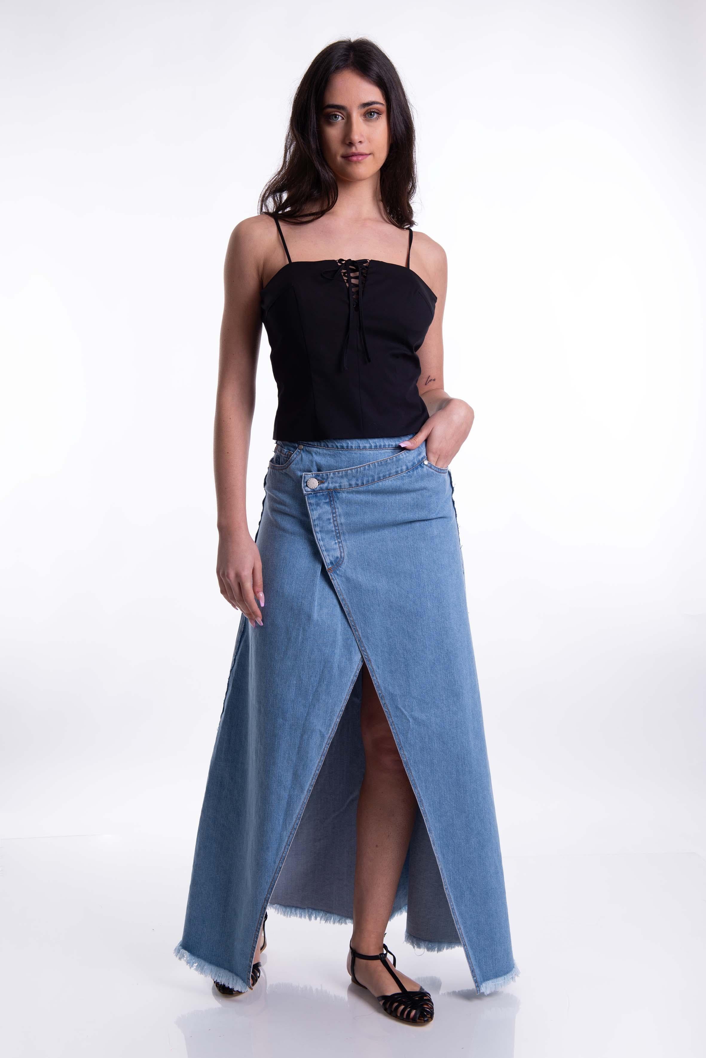 Gonna in denim GJ068 J FEDERICA TOSI 