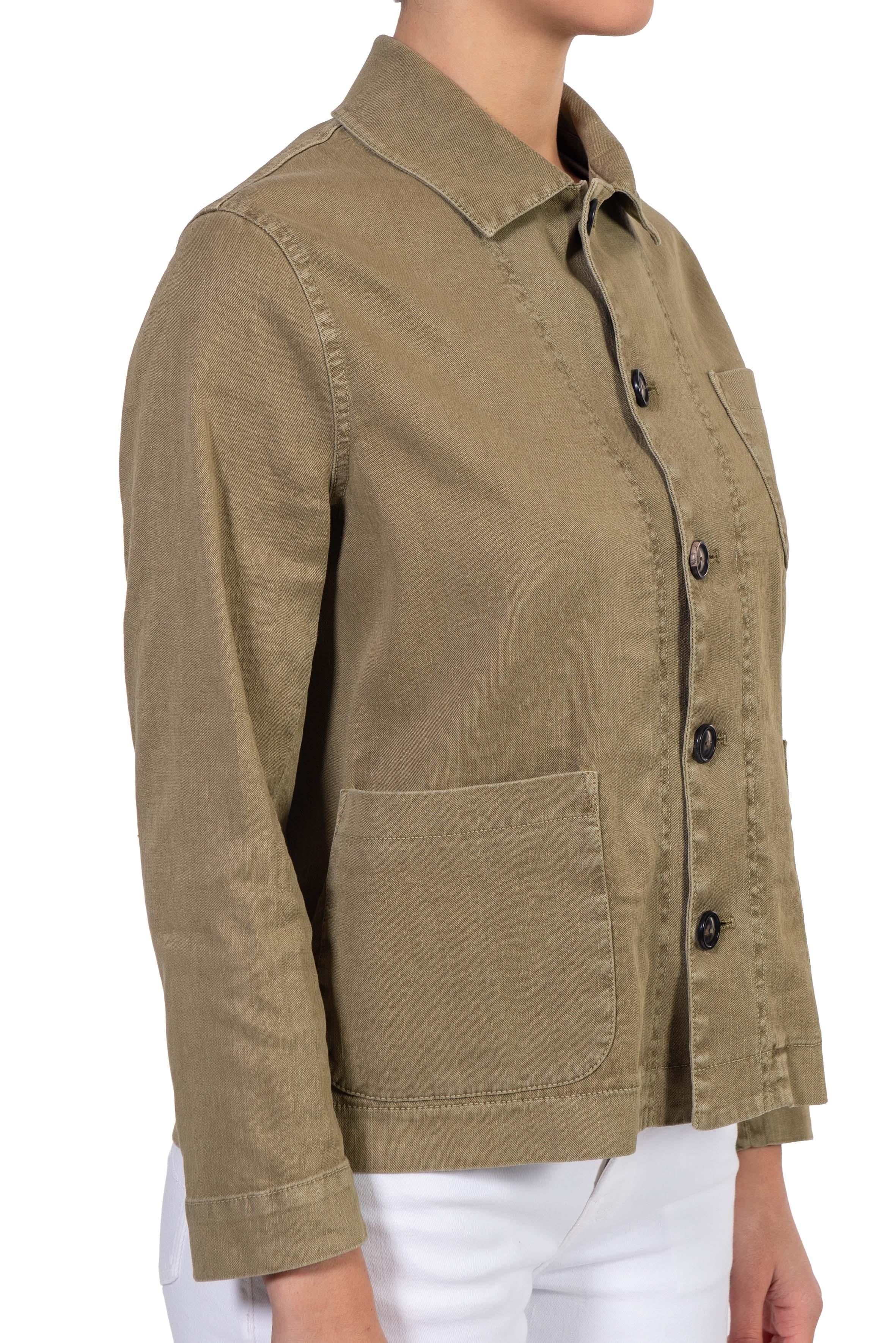 Sahariana verde militare FD4017 PANAM OLIVA CIRCOLO 