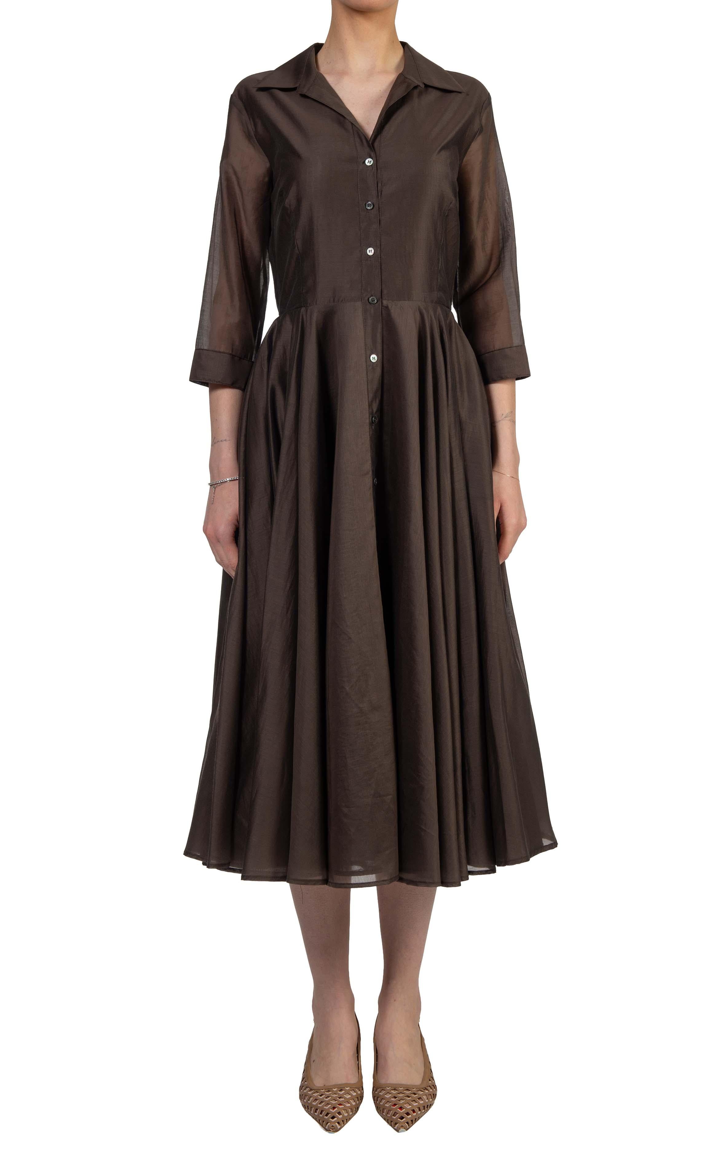 Abito chemisier a ruota testa di moro 3117 4281 MOKA ALICE MILLER 