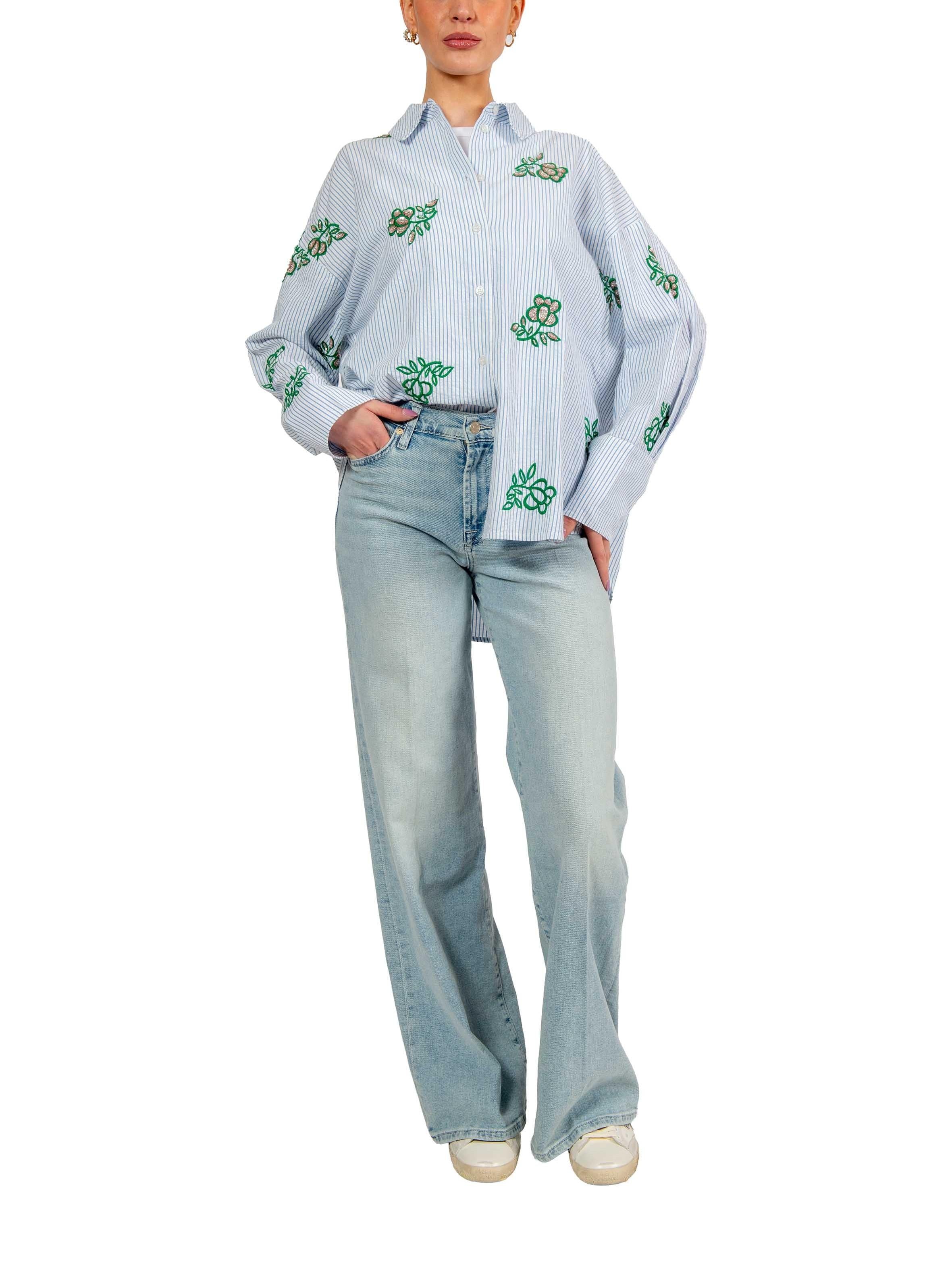 Camicia Jalinki JALINKI SHIRT COMBO 2 OFF WHITE ESSENTIEL ANTWERP 