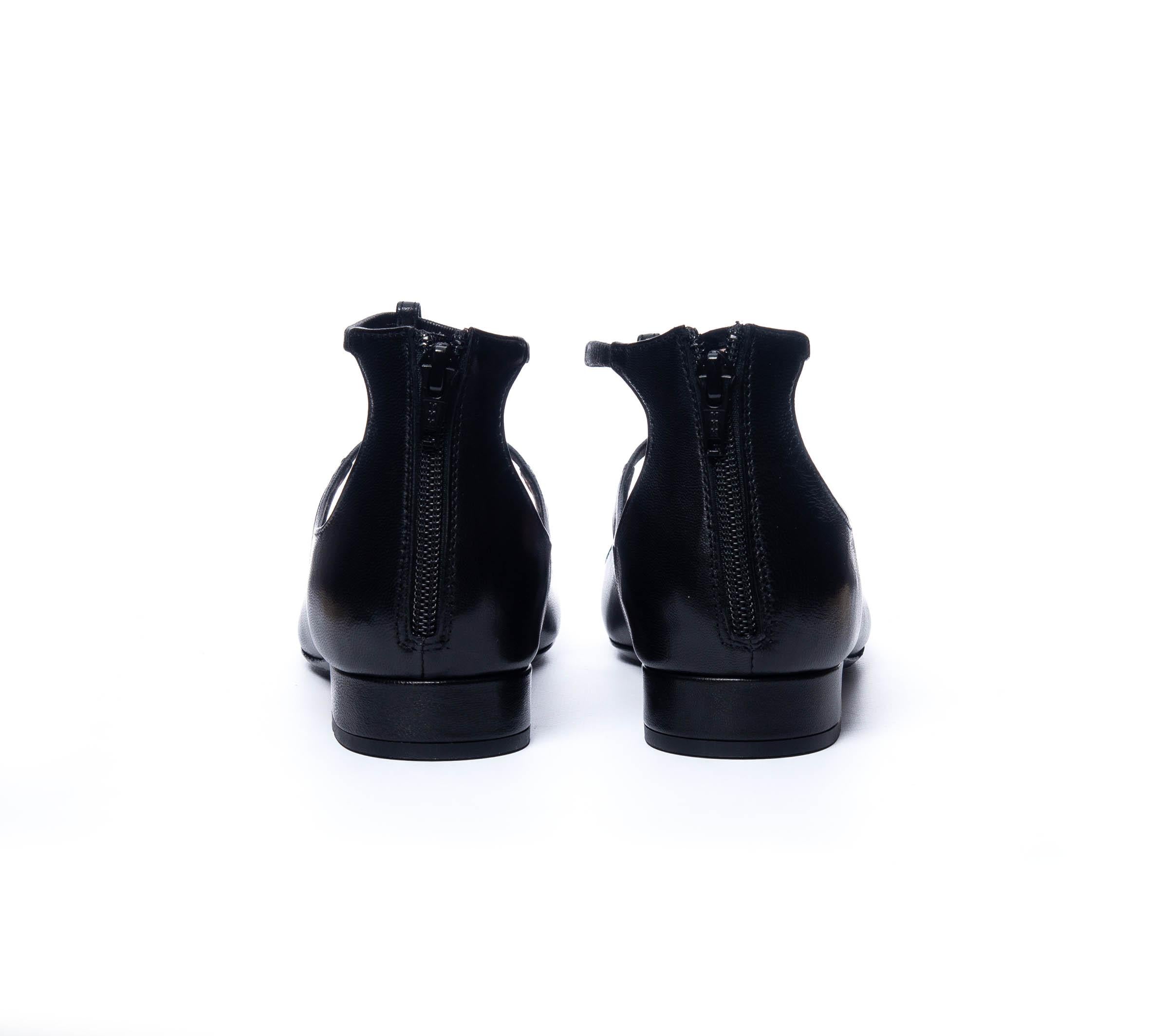 Ballerina con elastici nera. 1755 N ANNA F 