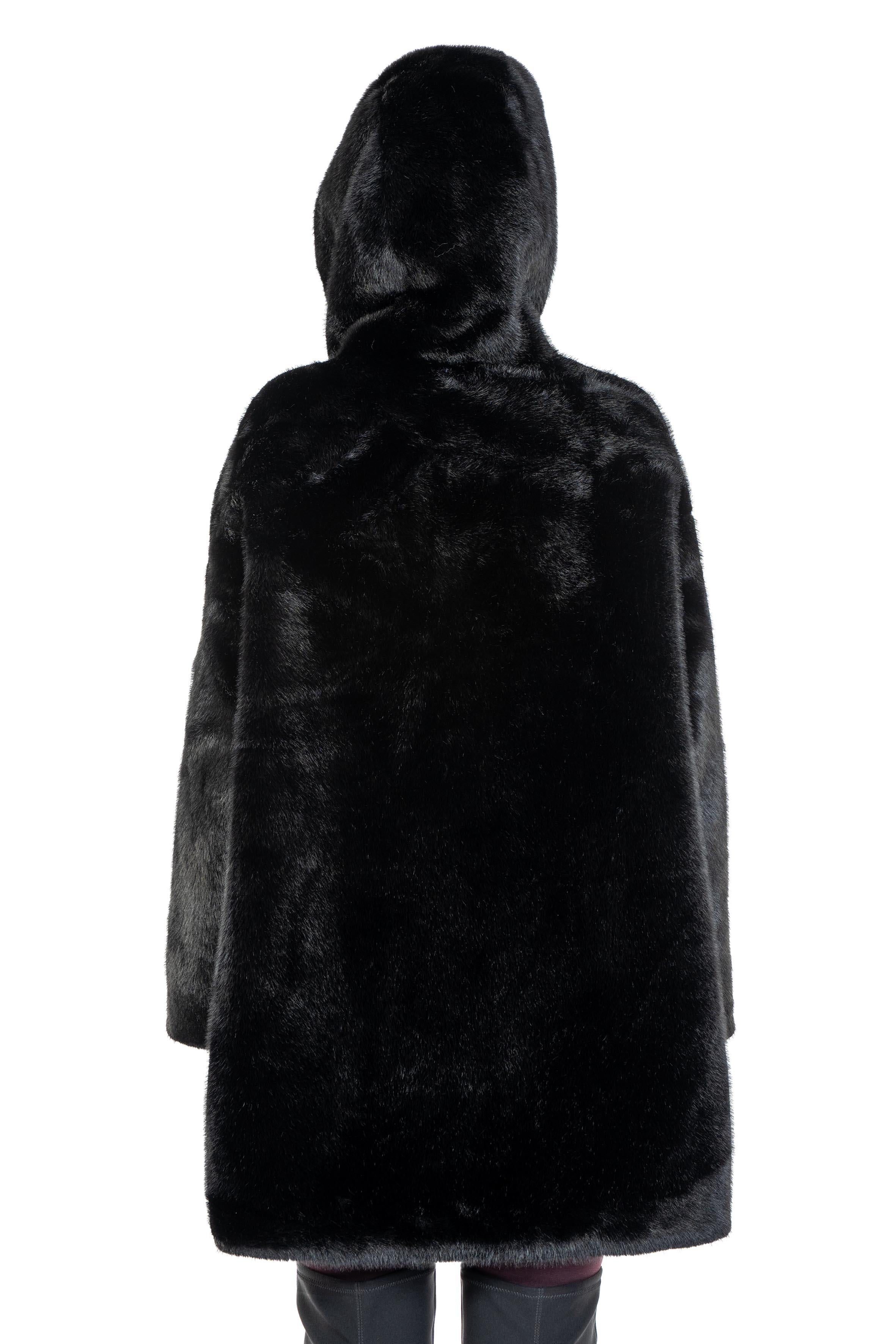 Giaccone con cappuccio 7223 nero 7223 NERO Bully 