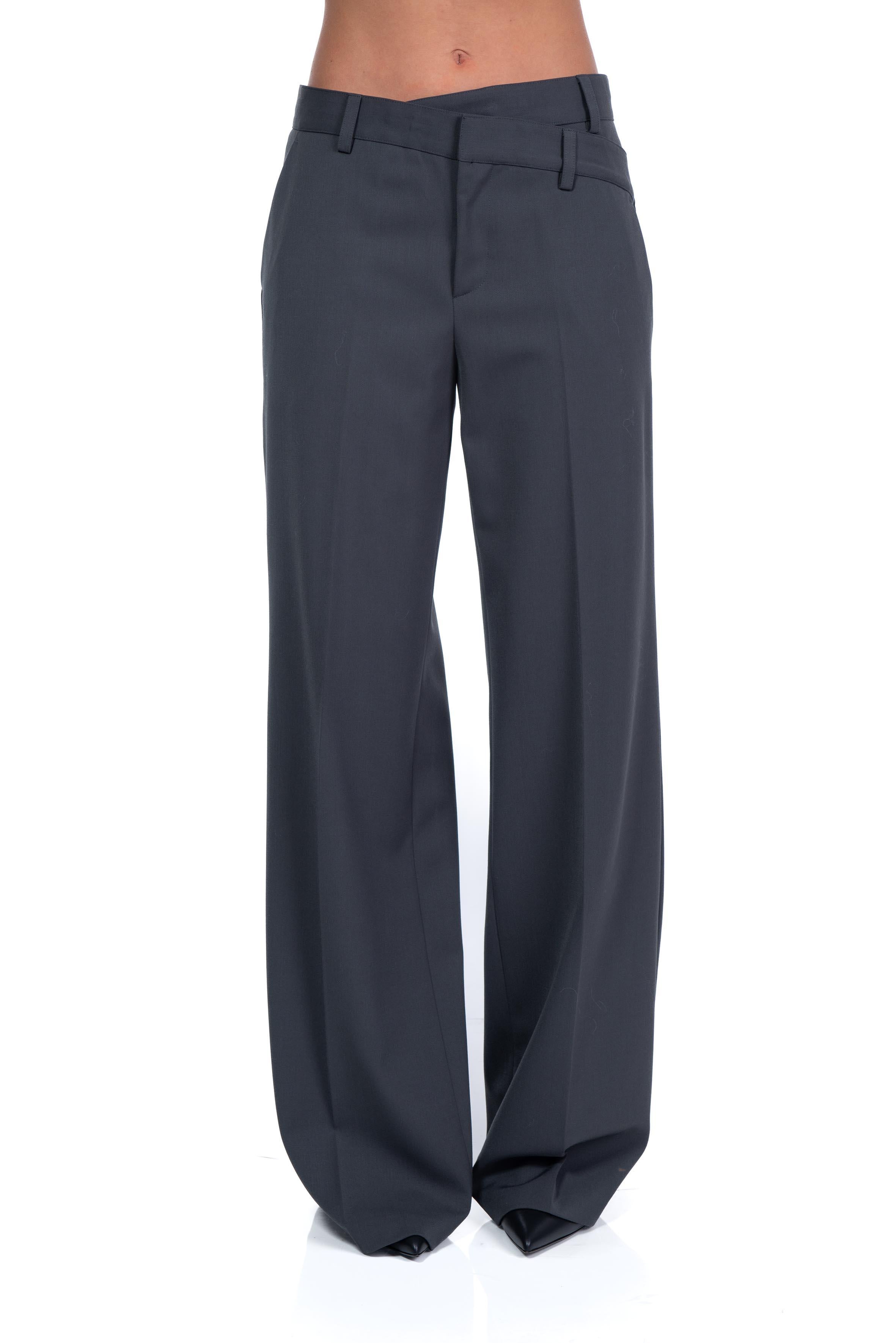 Pantalone palazzo grigio 30800 G FEDERICA TOSI 