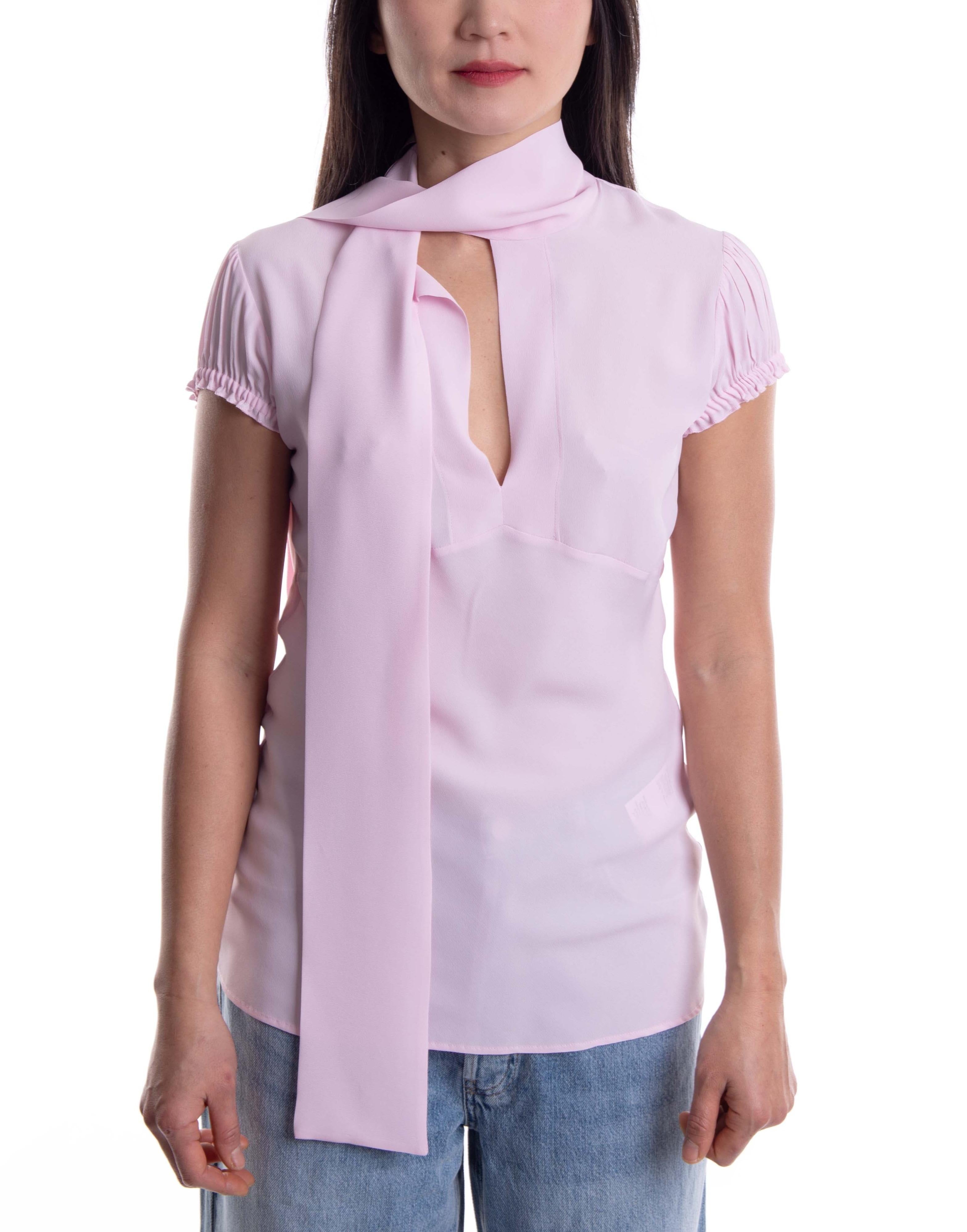 Blusa rosa con sciarpina G101 5111 R N° 21 