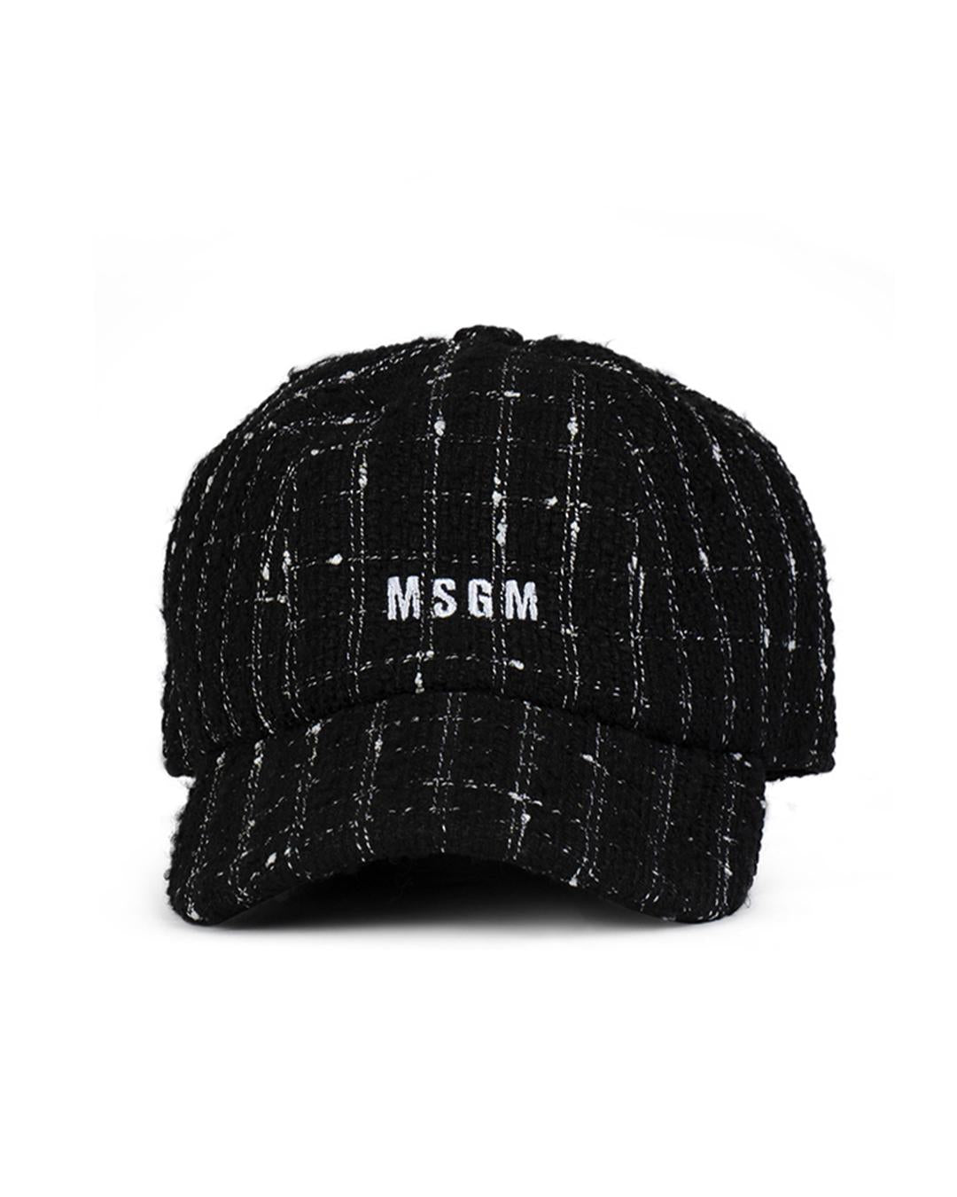 Cappello Tweed 3941MDL07 BLACK MSGM 