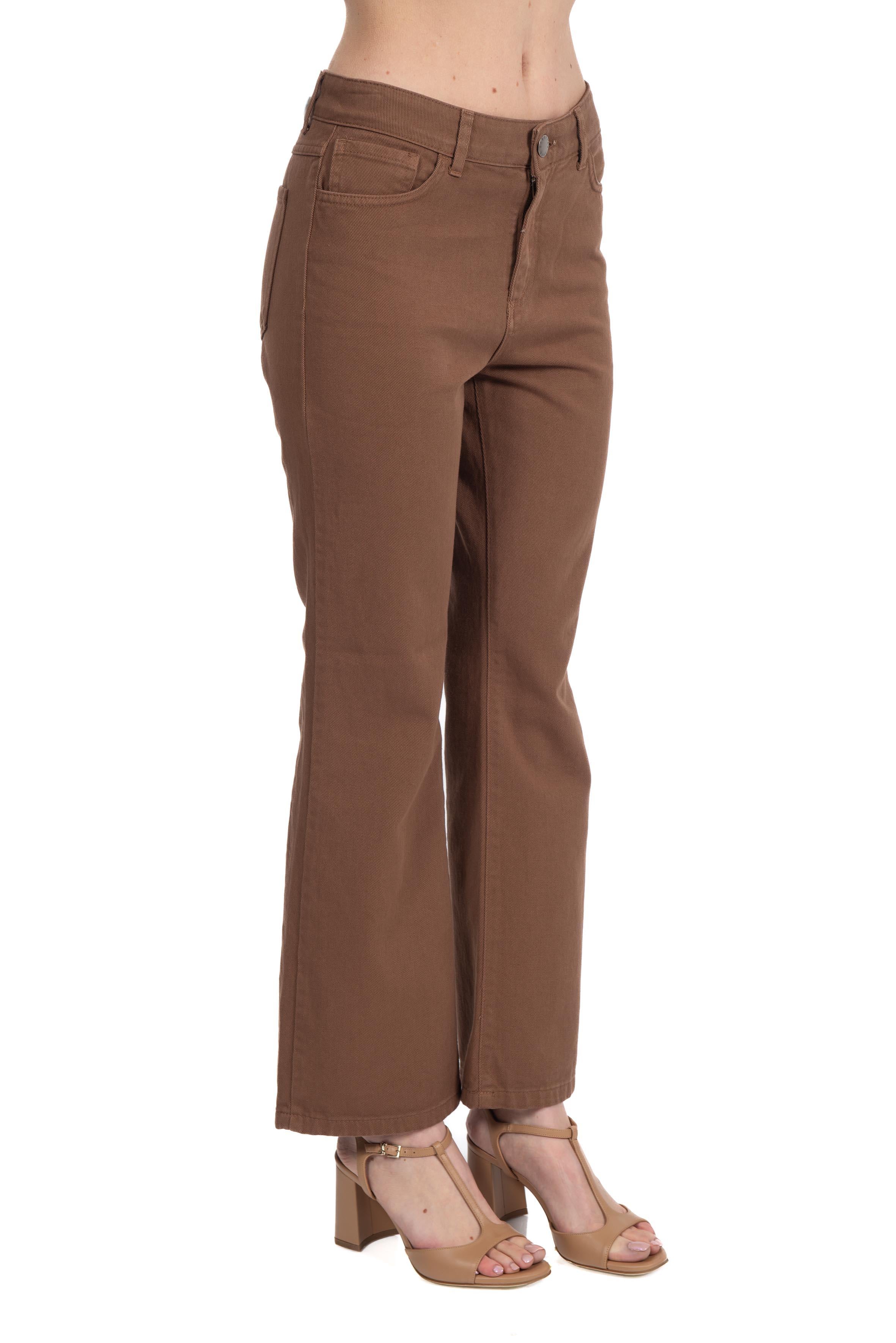 Jeans trombetta 40809 nocciola 40809 NOCCIOLA FEDERICA TOSI 