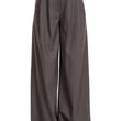 Pantalone pince largo taupe 2974