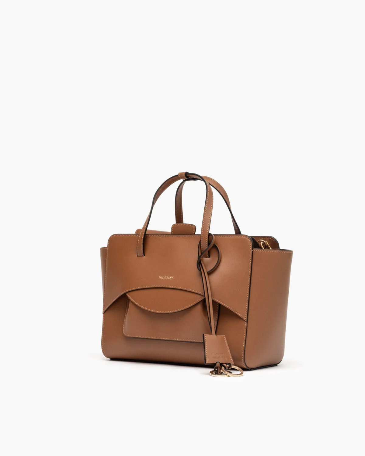 Borsa Flap M cuoio FLAP M PREMIER CARAMEL HIDESINS 