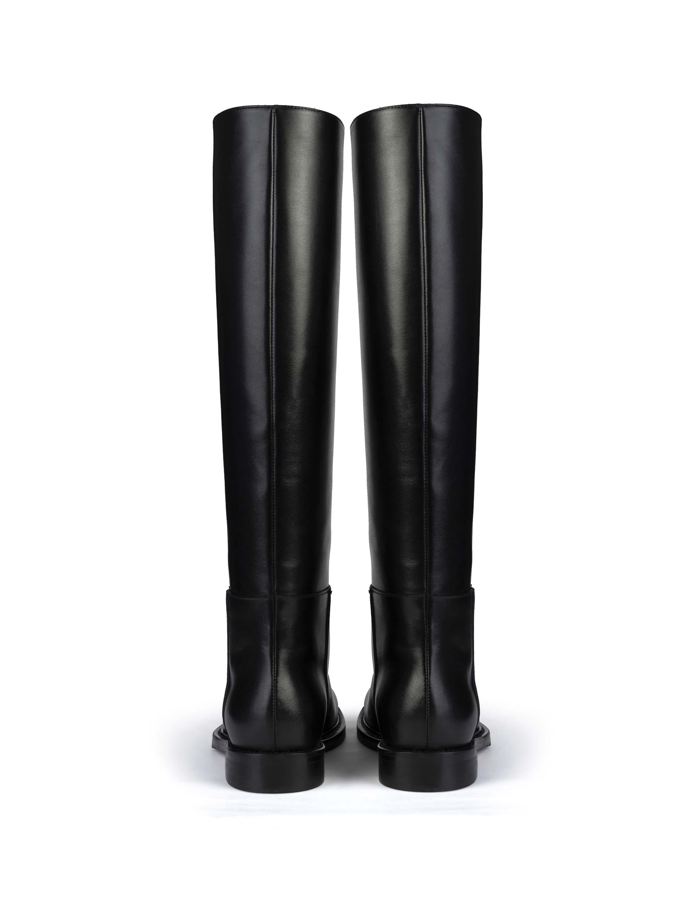 Stivale Cavallerizza in pelle nero 9893 9893 NERO ANNA F 