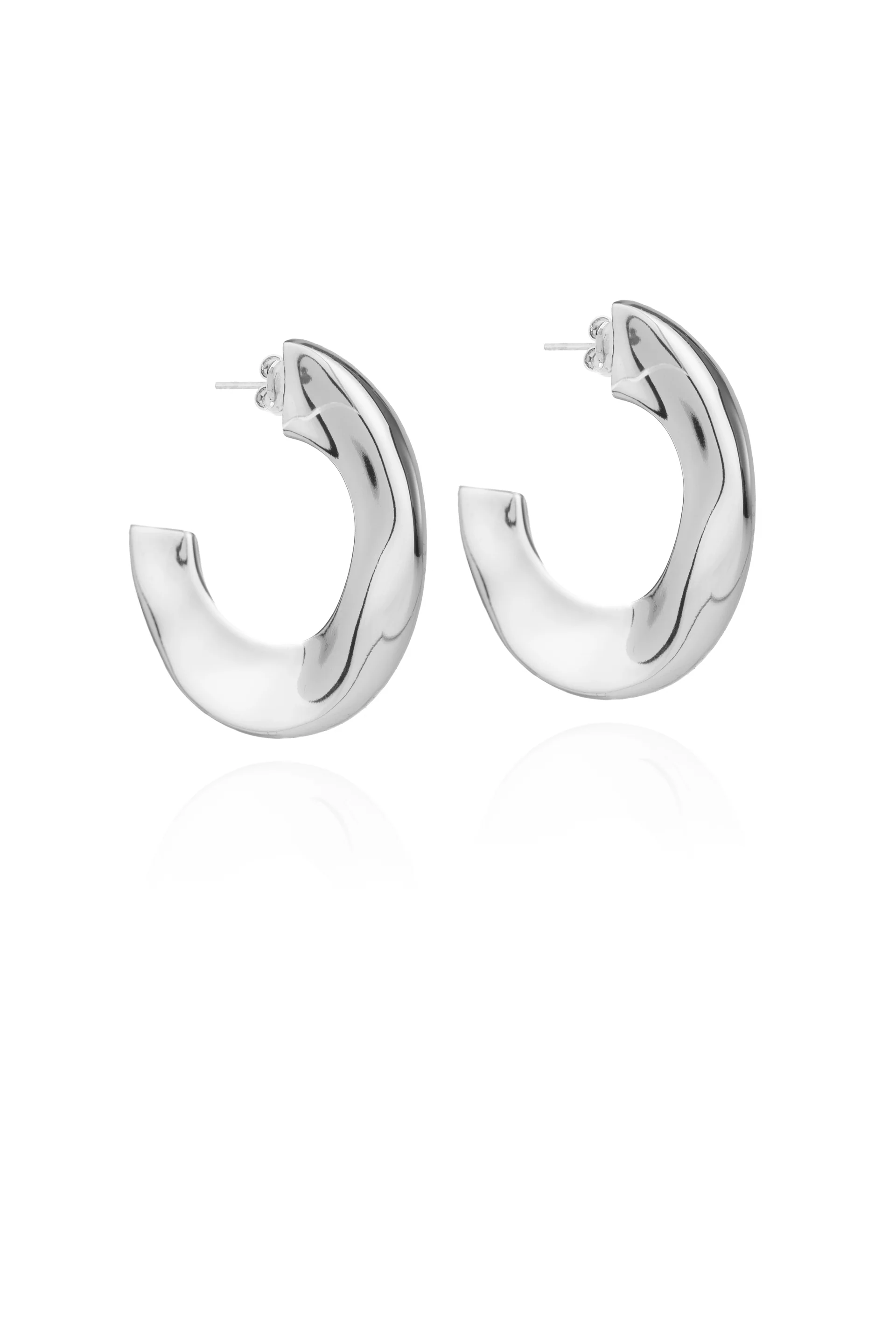 Orecchini Mindy Circle EARRING MINDY CIRCLE SILVER FEDERICA TOSI 