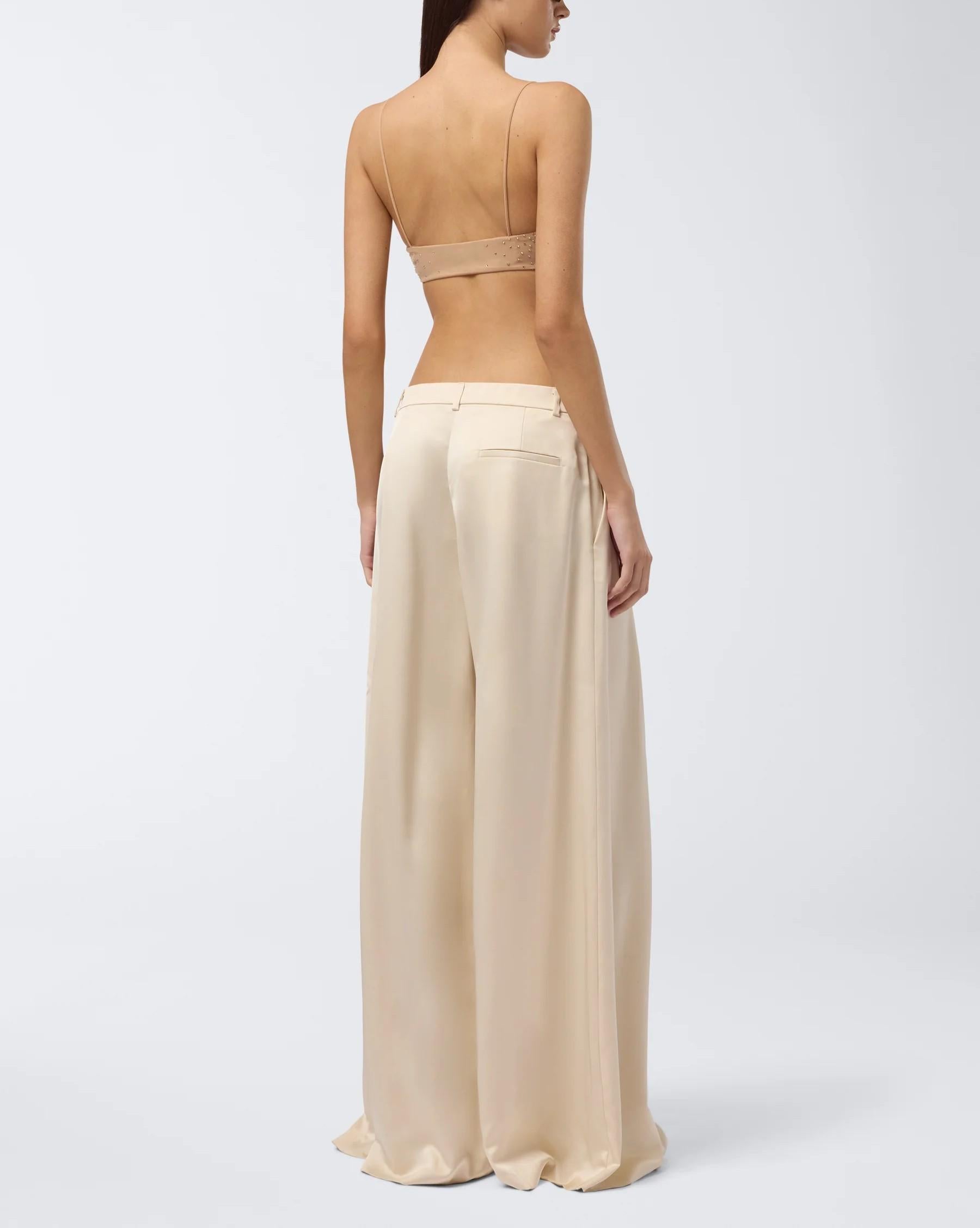 Top con cristalli INGA CRYSTAL NUDE ANDAMANE 