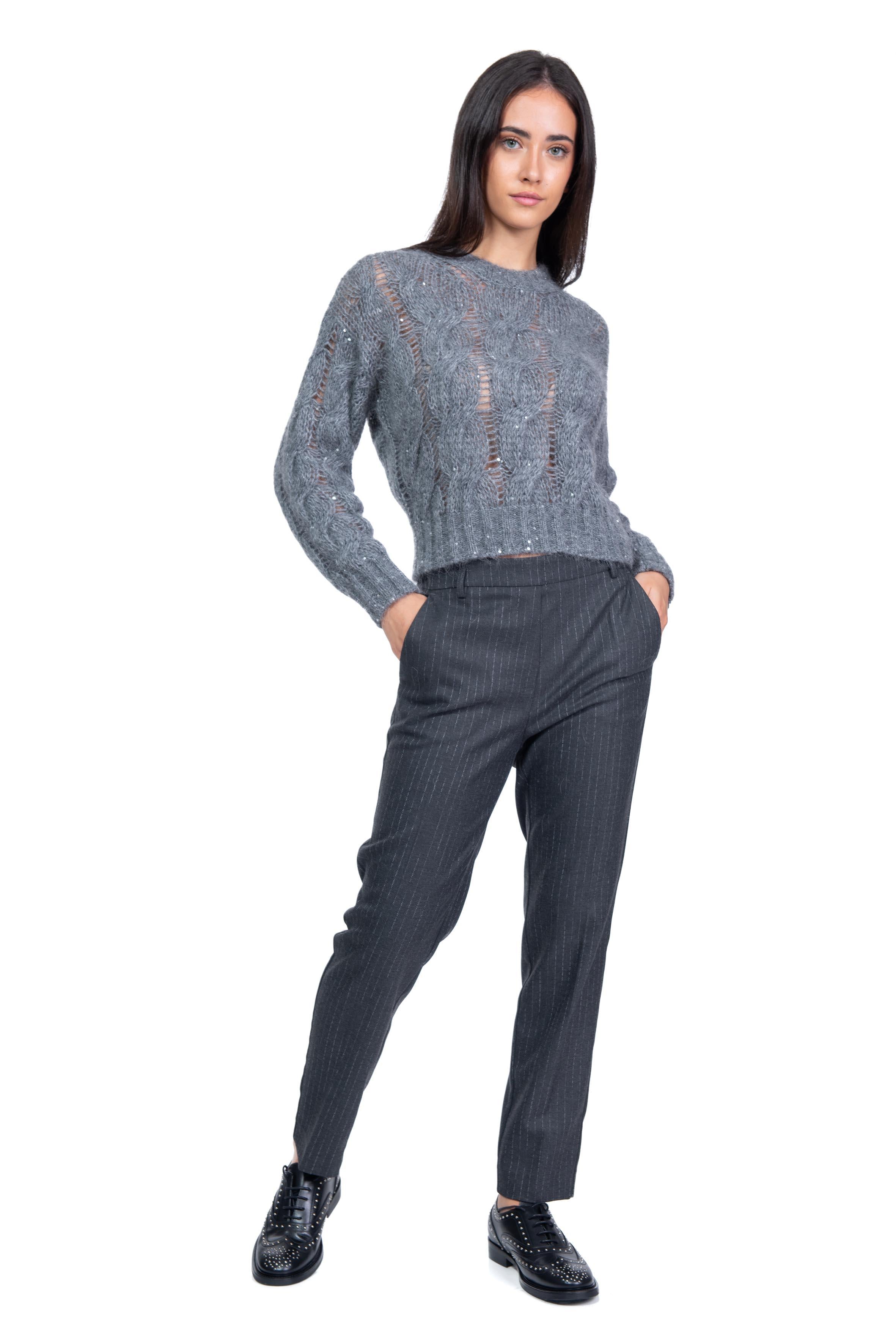 Pantalone chino gessato 3276 4315 G ALICE MILLER 