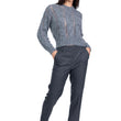 Pantalone chino gessato