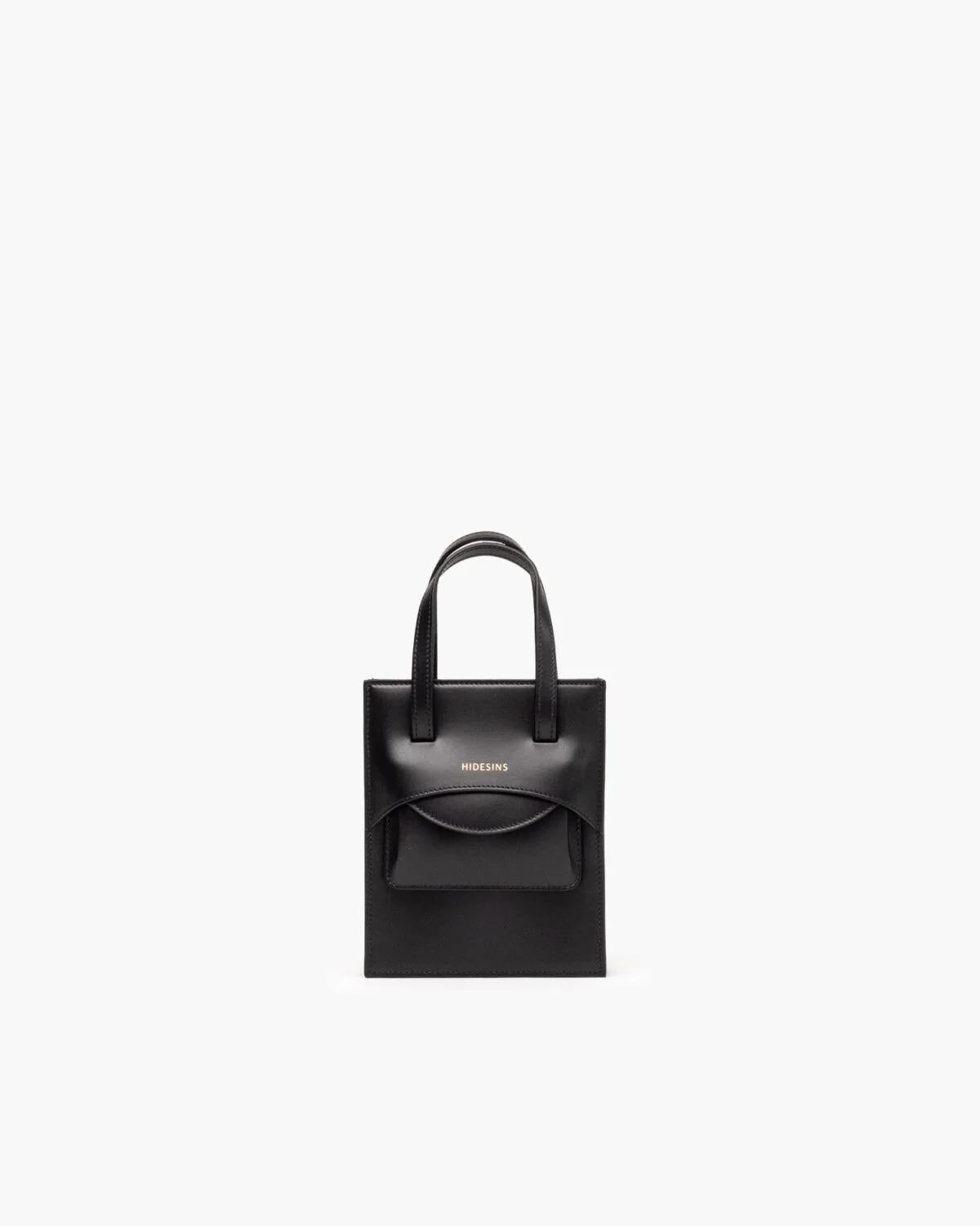Borsa Flap mini nera FLAP MINI PREMIER BLACK HIDESINS 