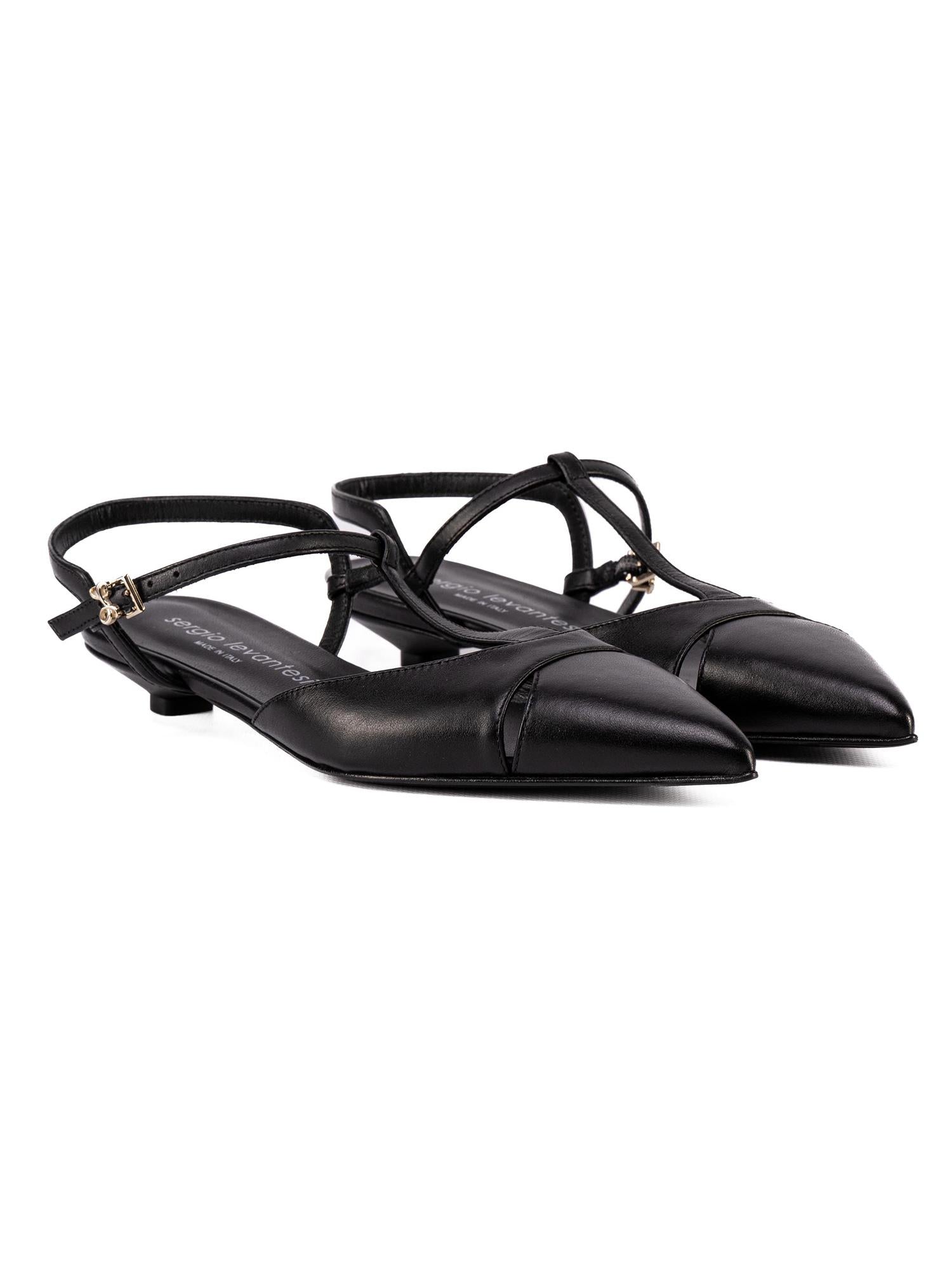 Slingback Fiamma nera FIAMMA N SERGIO LEVANTESI 
