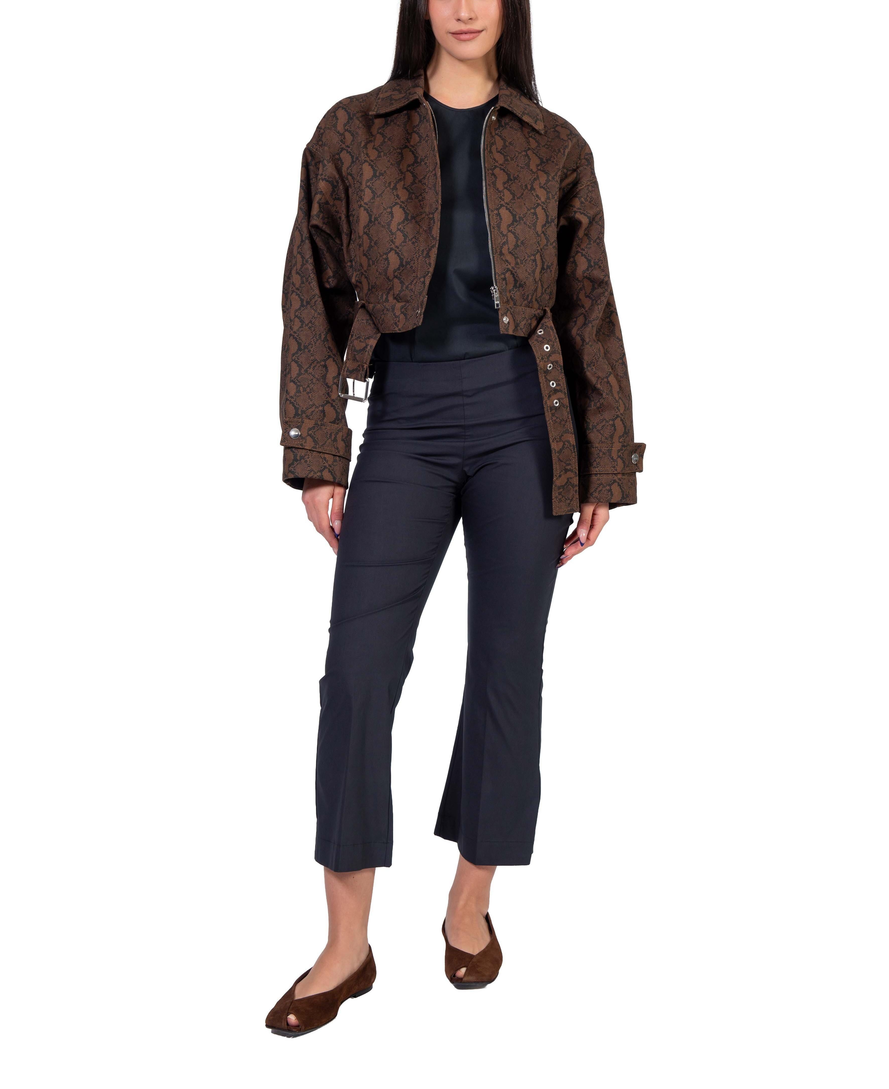 Bomber stampa pitone 4042MDH01X BROWN MSGM 