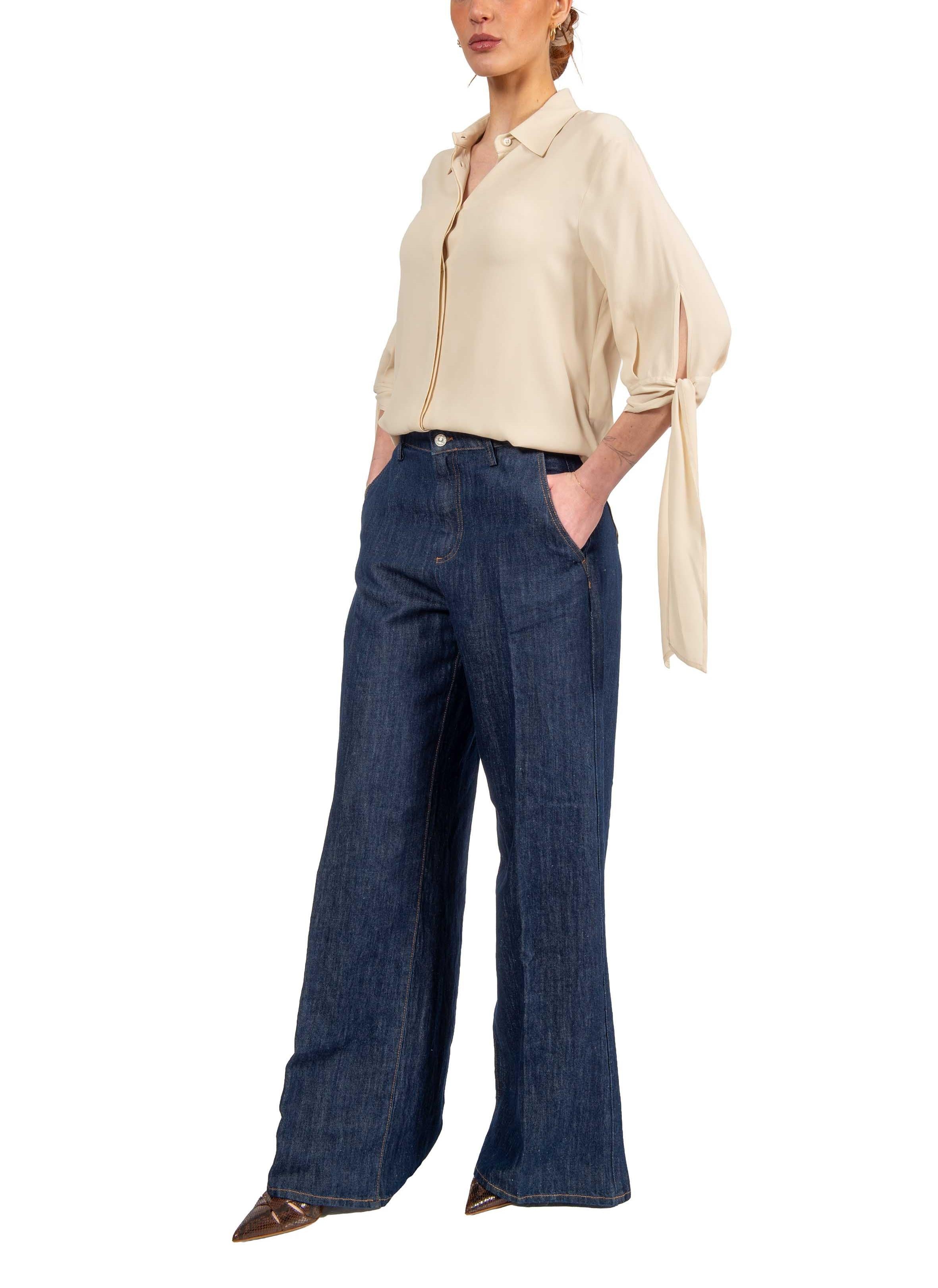 Camicia Brittani panna BRITTANI GESSO SEMICOUTURE 