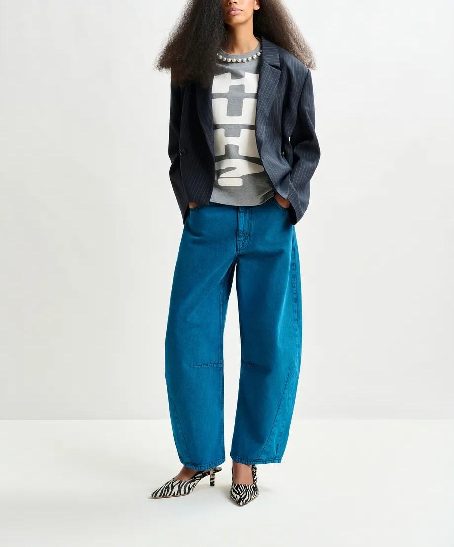 T-shirt grigia Isos ISOS SH35 ESSENTIEL ANTWERP 