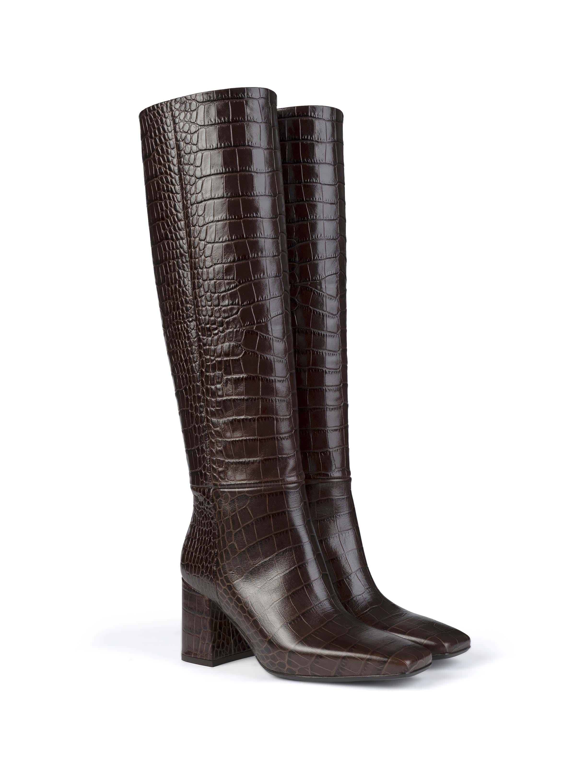 Stivale in cocco marrone 9783 9783 MORO ANNA F 