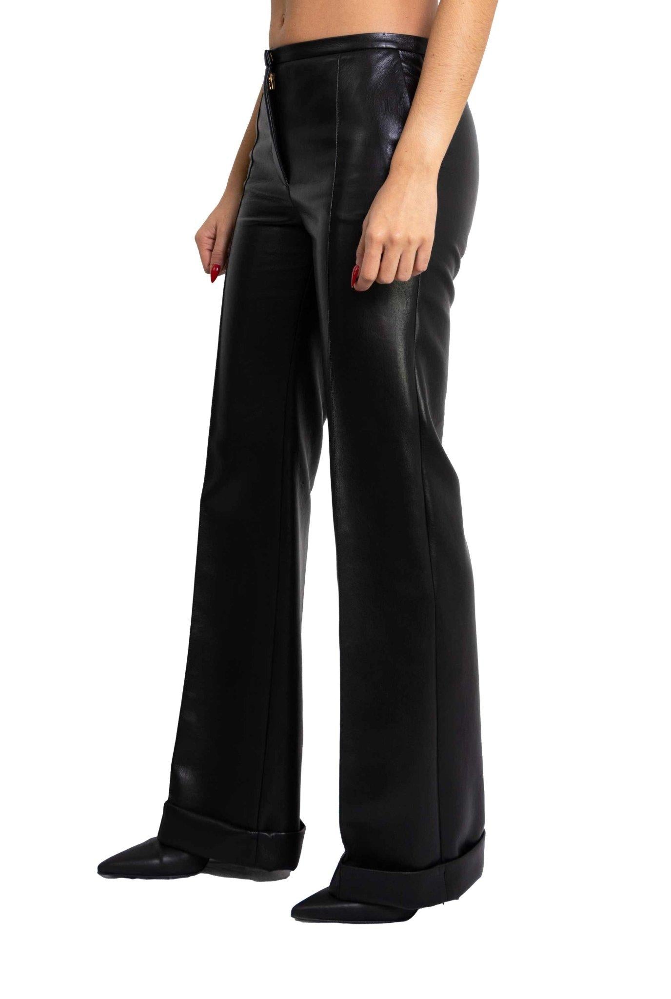 Pantalone in ecopelle nero 0311 7140 N PHILOSOPHY 
