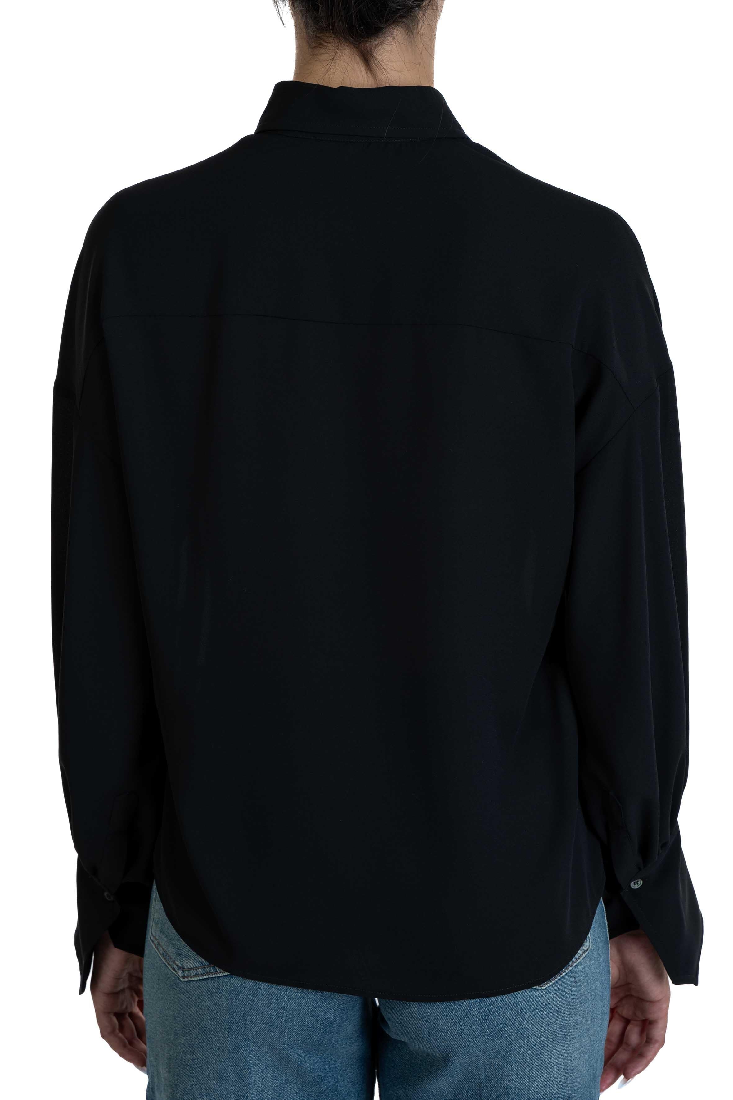 Blusa scollo a V nera 4032 2859 N ALICE MILLER 