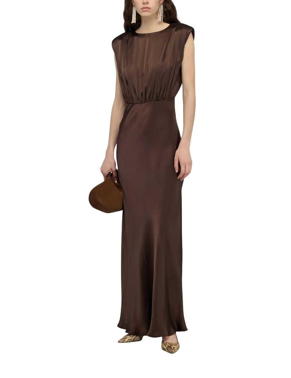 Abito Casilda CASILDA Y6SM32 DARK CACAO SEMICOUTURE 