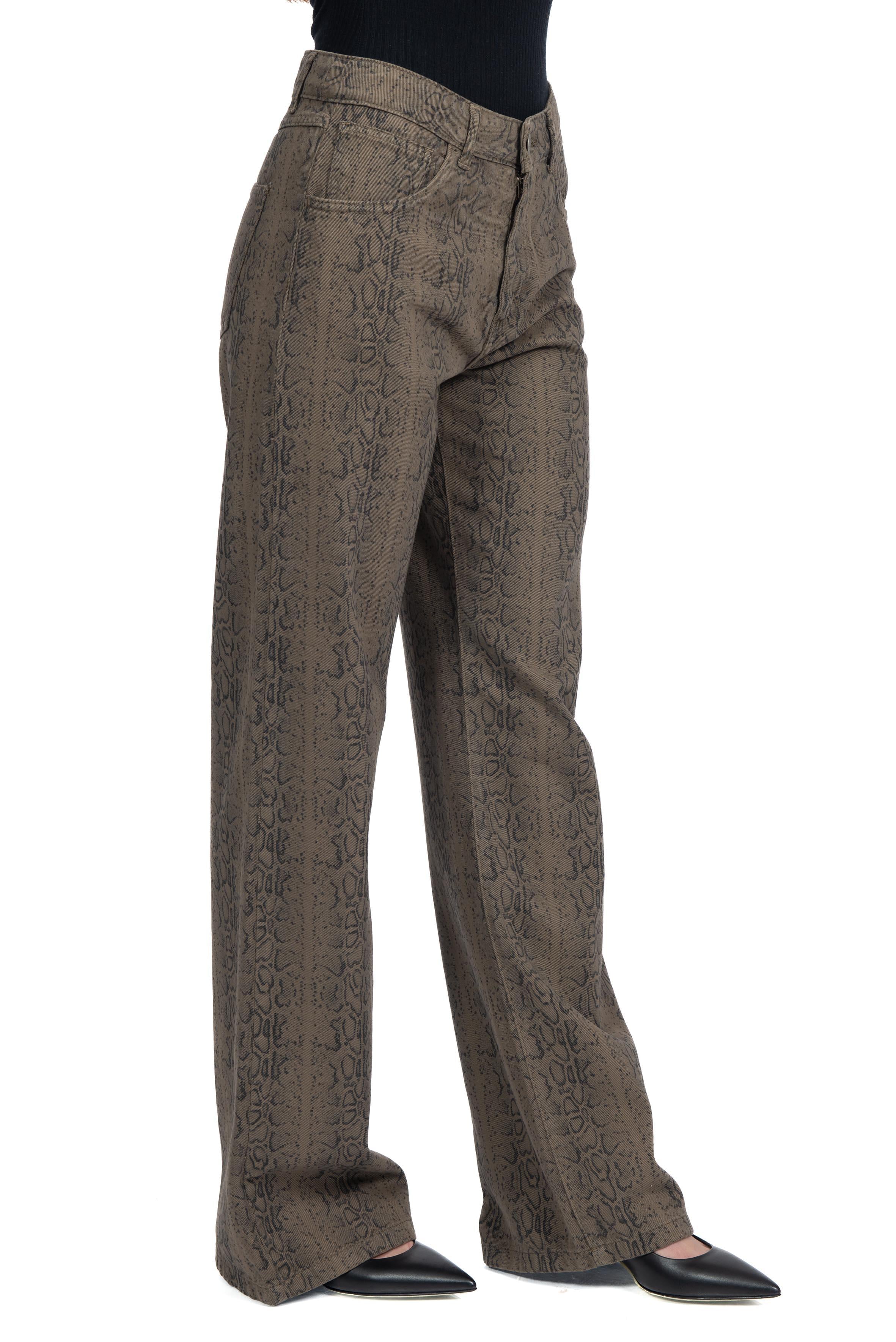 Jeans stampa pitone 40802 40802 MILITY FEDERICA TOSI 