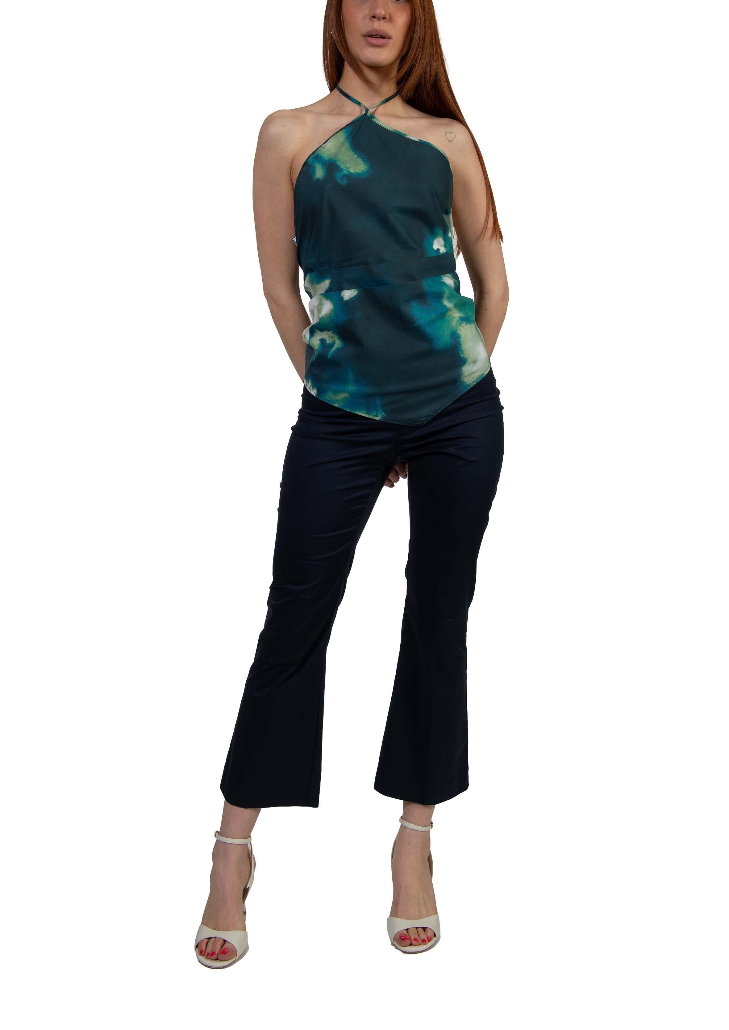 Top Leandra fantasia blu LEANDRA L6SU29 NOTTE LIVIANA CONTI 