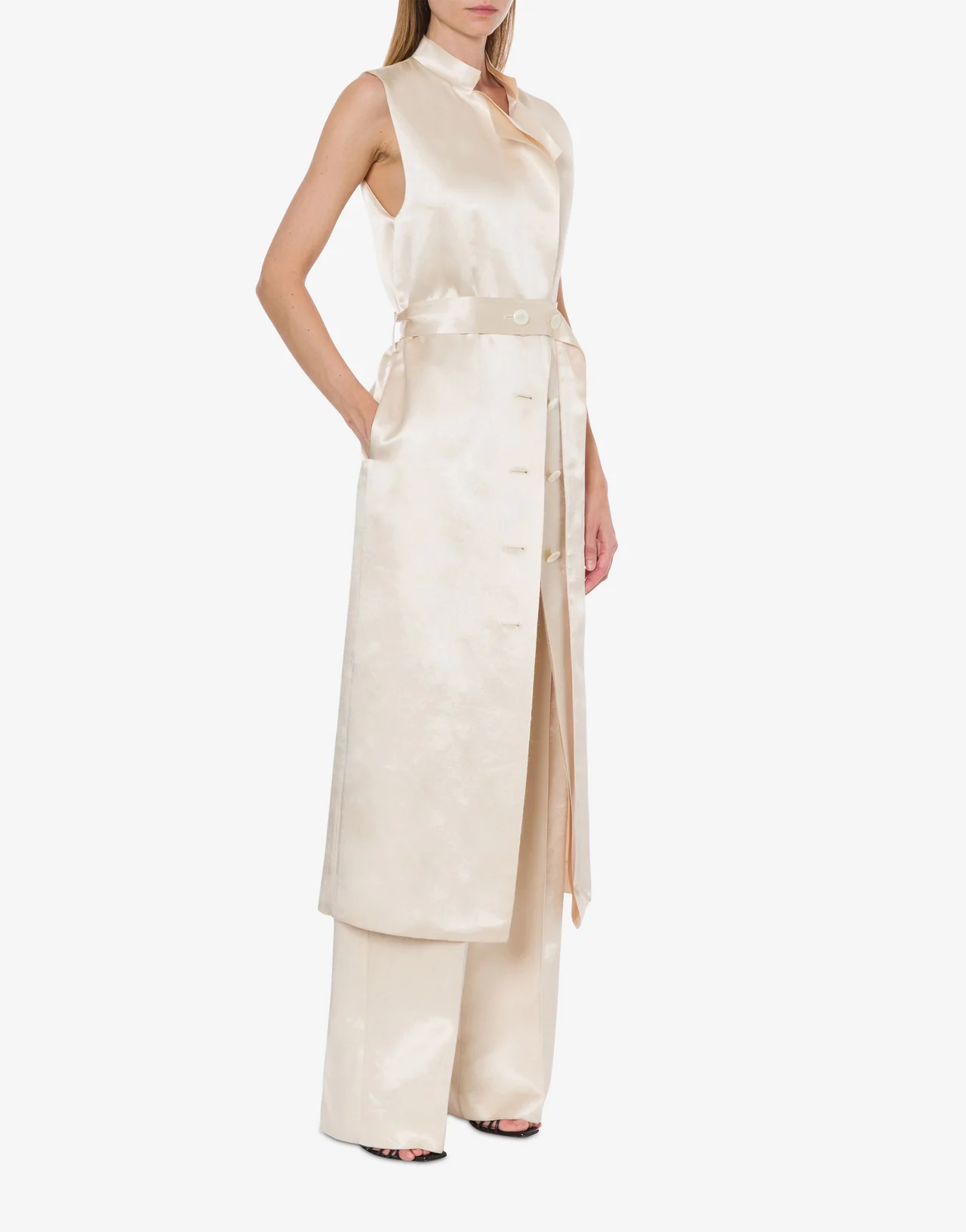 Gilet  in duchesse avorio 1004 0723 003 avorio PHILOSOPHY 