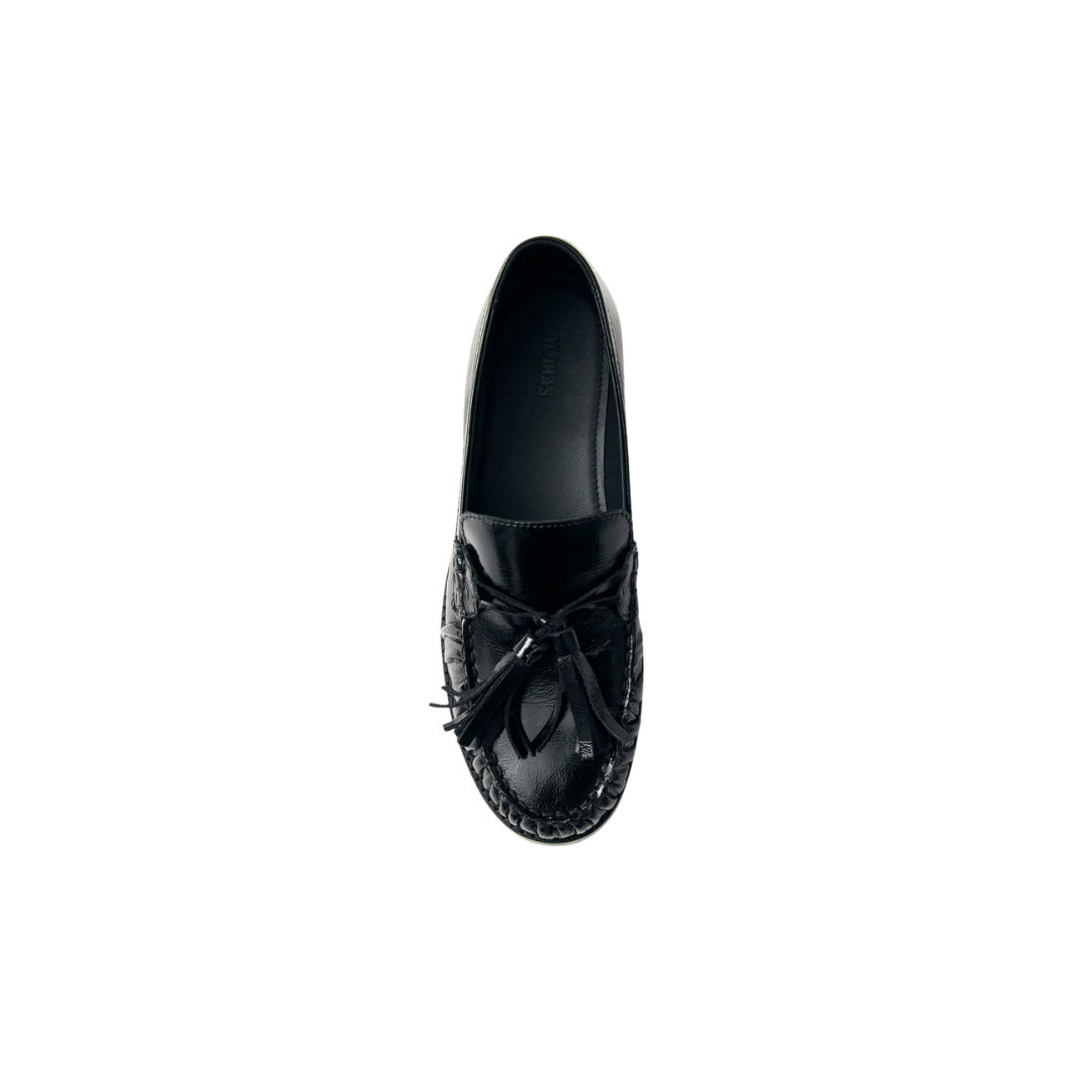 Marietta Moccasin MARIETTA BLACK ALOHAS 
