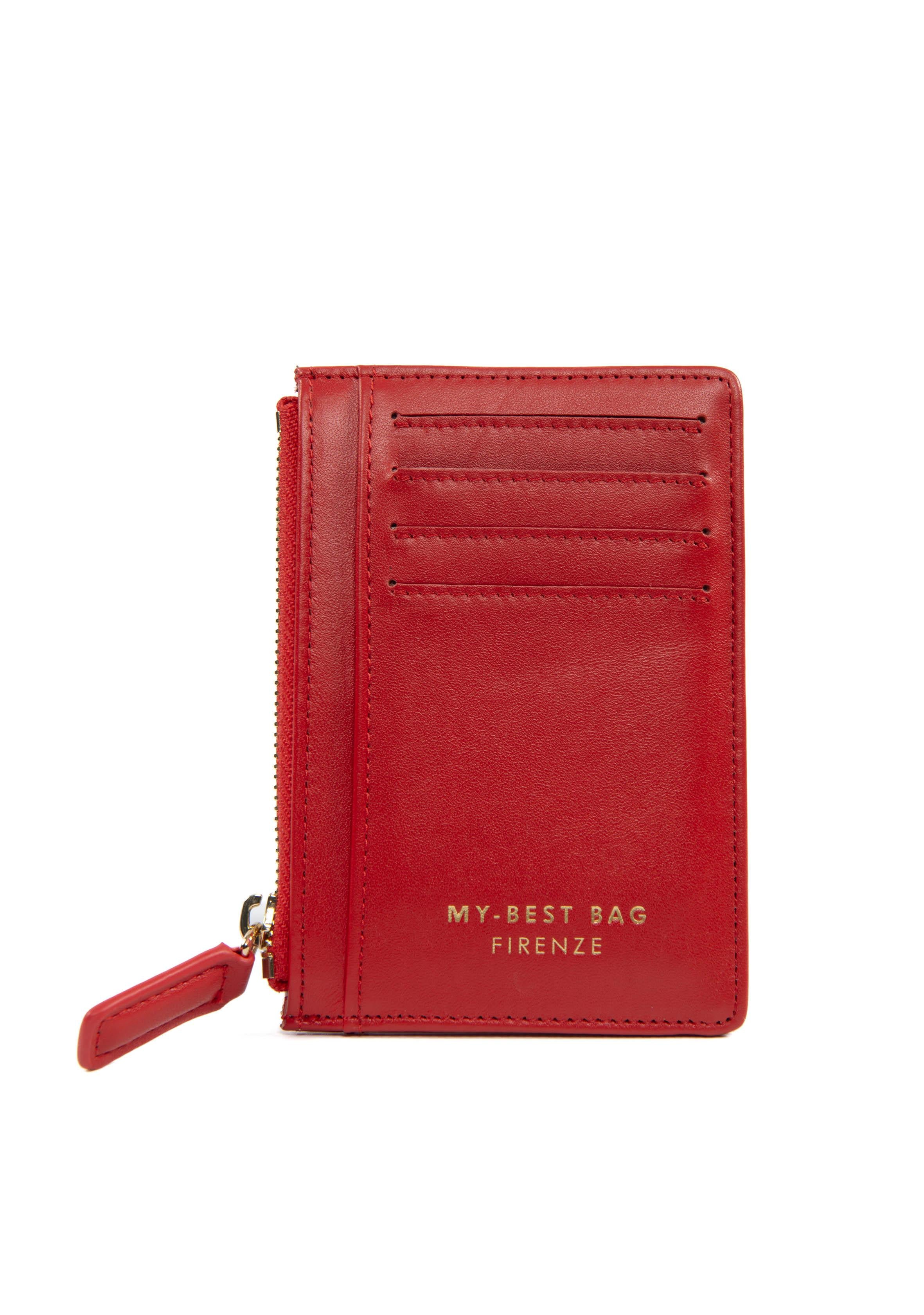 Porta carte in pelle 88010 R MY BEST BAG 