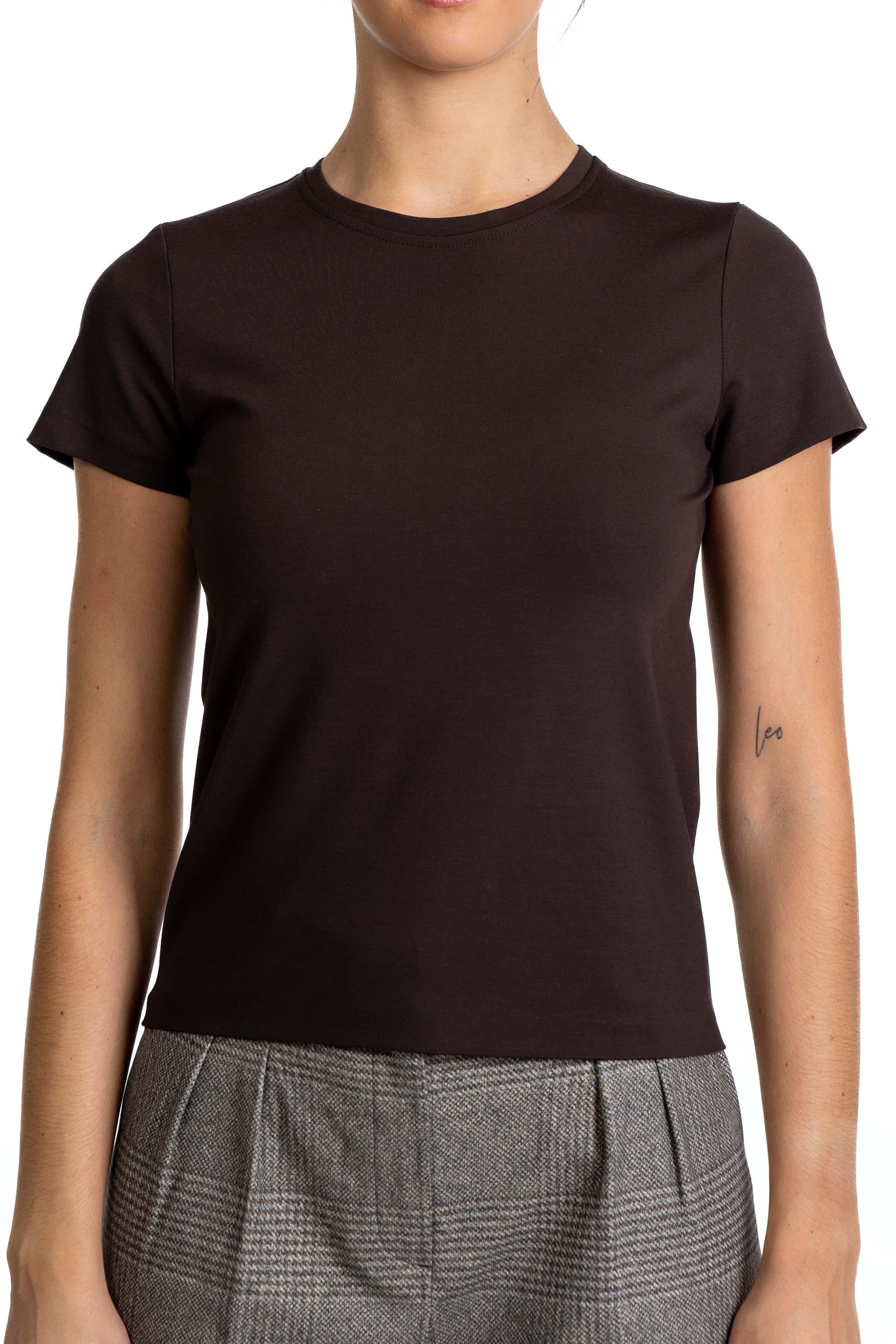 T-shirt testa di moro in tessuto tecnico. 4631 4376 MORO ALICE MILLER 