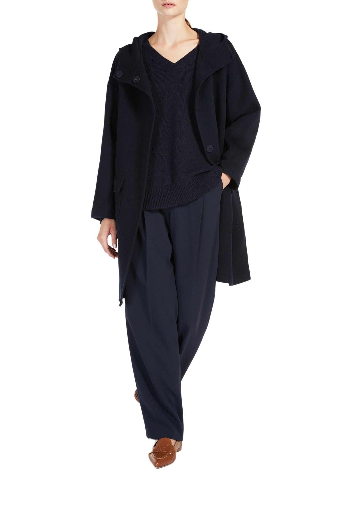 Pantalone Michela in cady blu MICHELA B MAX MARA 