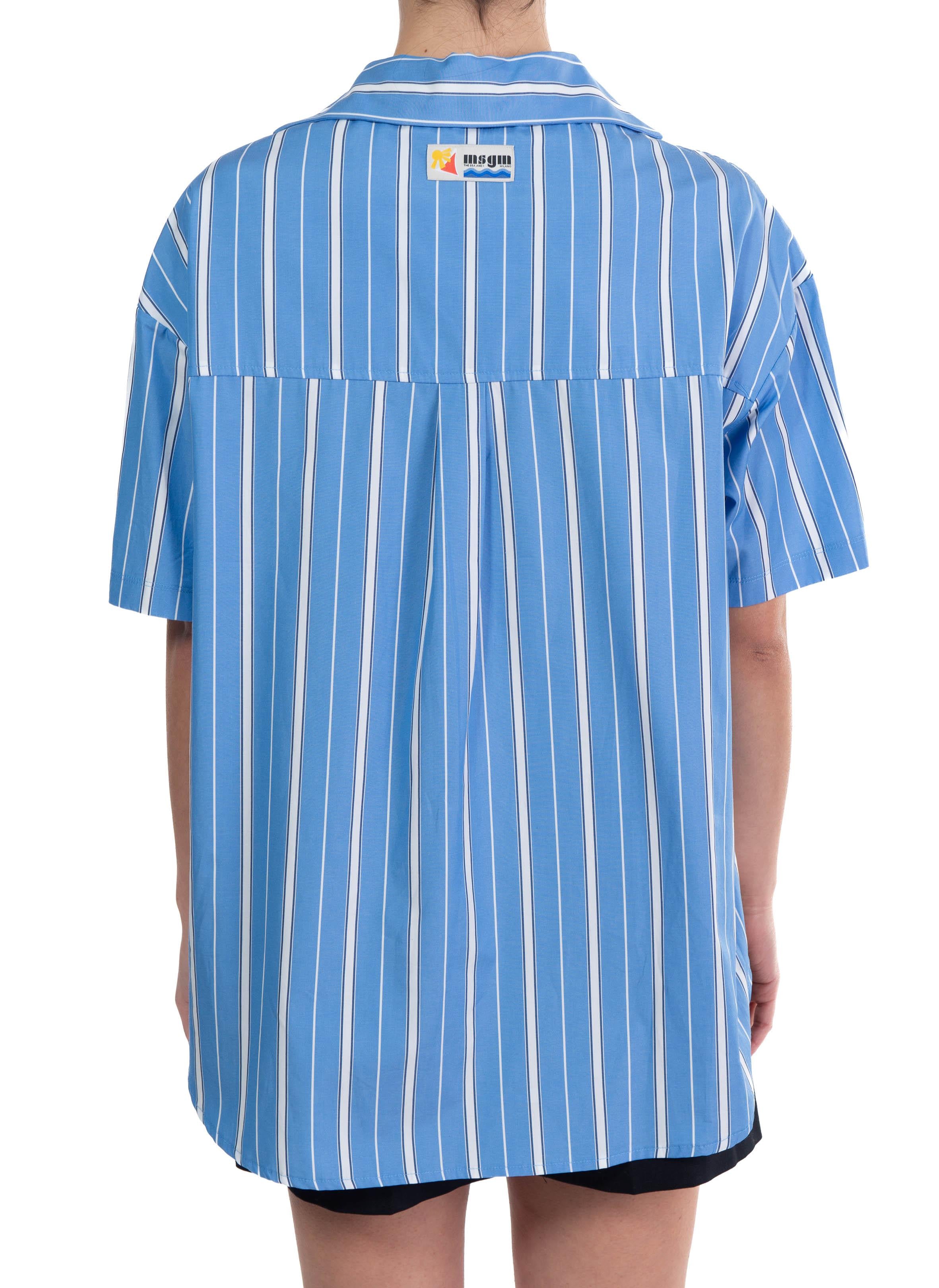 T-shirt doppio tessuto 3841MDM125 OPTICAL WHITE 01 MSGM 