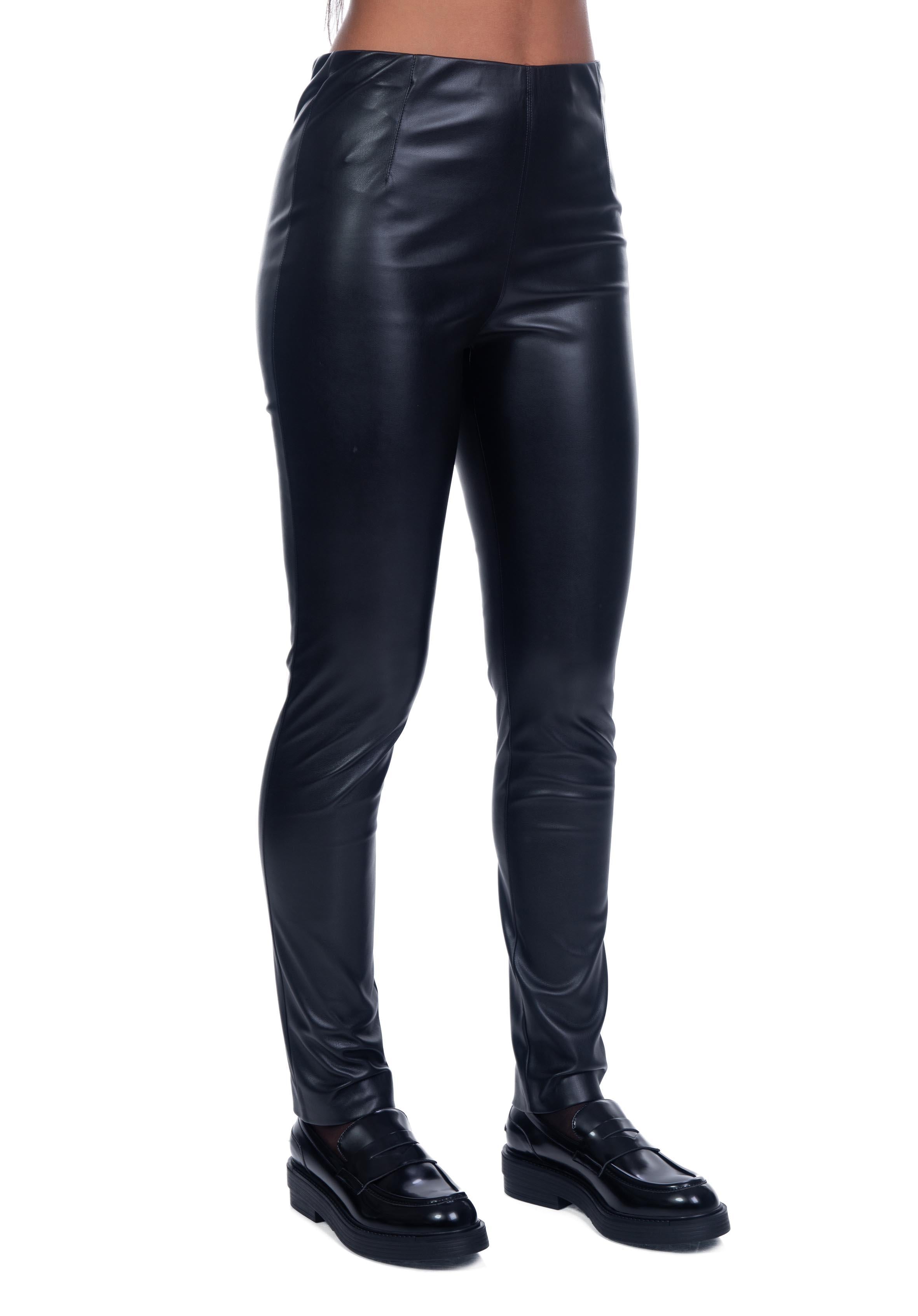 Leggins ecopelle nero J4054031 N JUCCA 