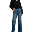 Blusa scollo a V nera