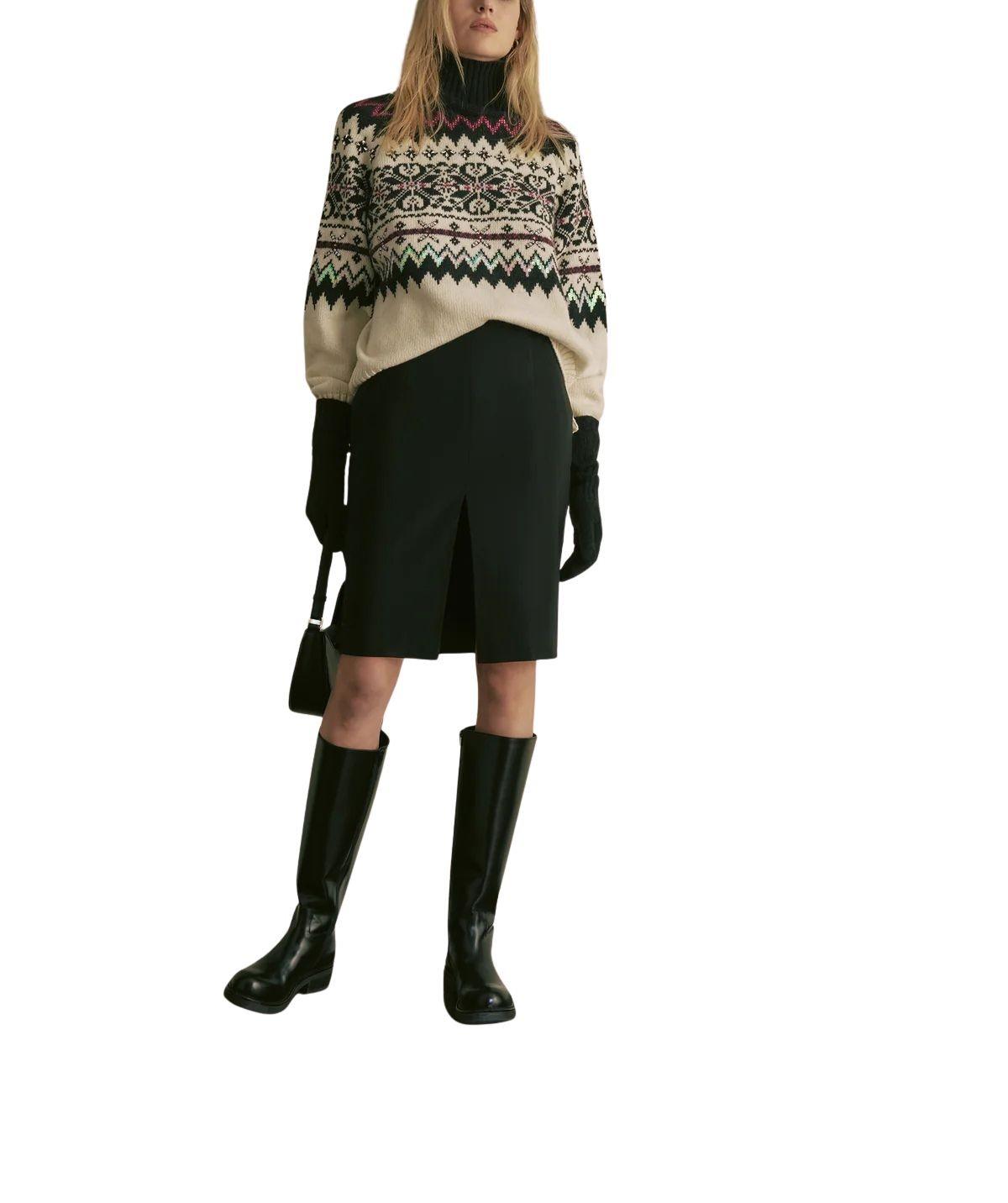 Maglia Annie ANNIE S5WF30 MIX COLOR SEMICOUTURE 